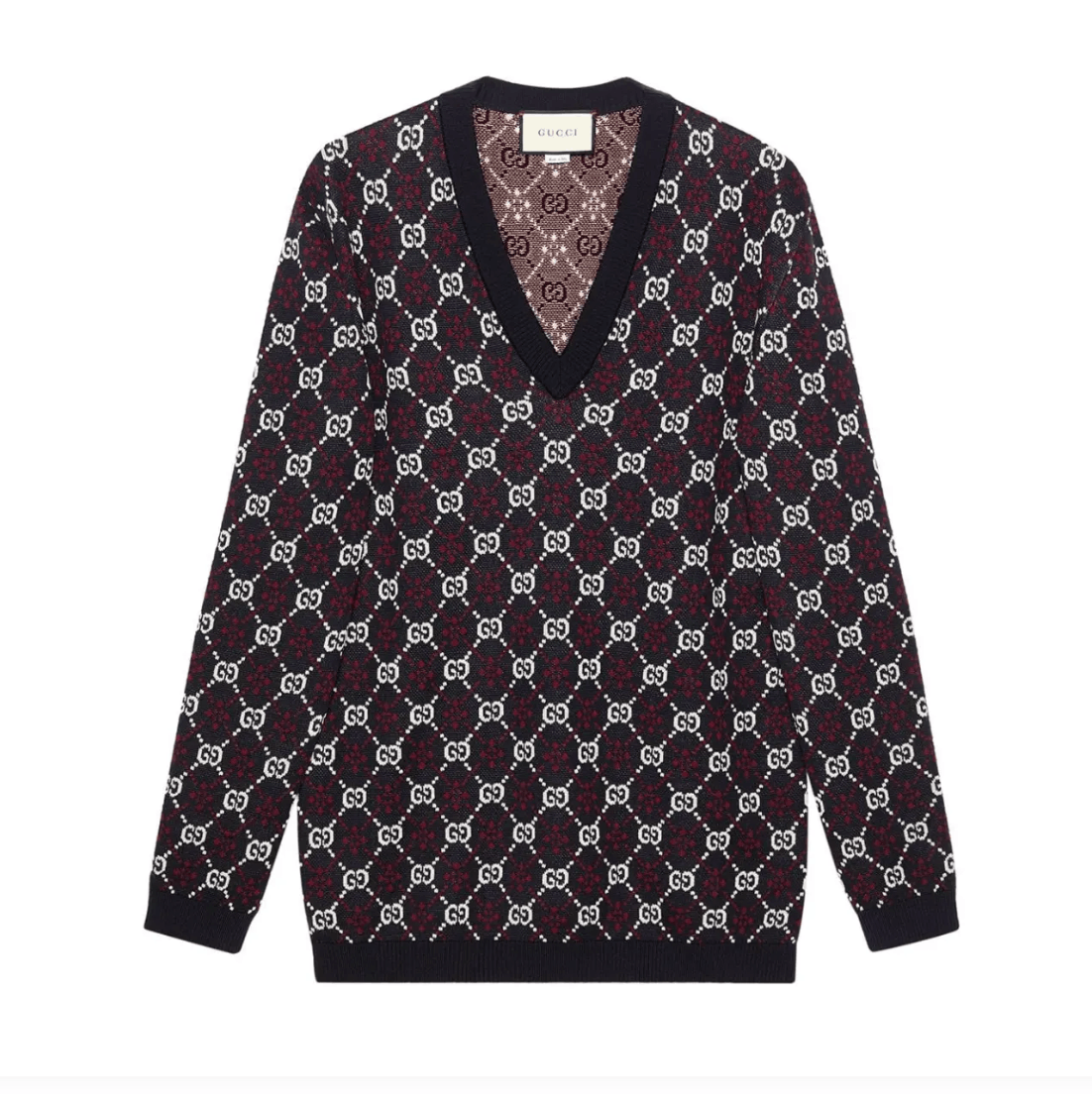 image of Gucci Wool Sweater in Brown, Men's (Size 2XL)