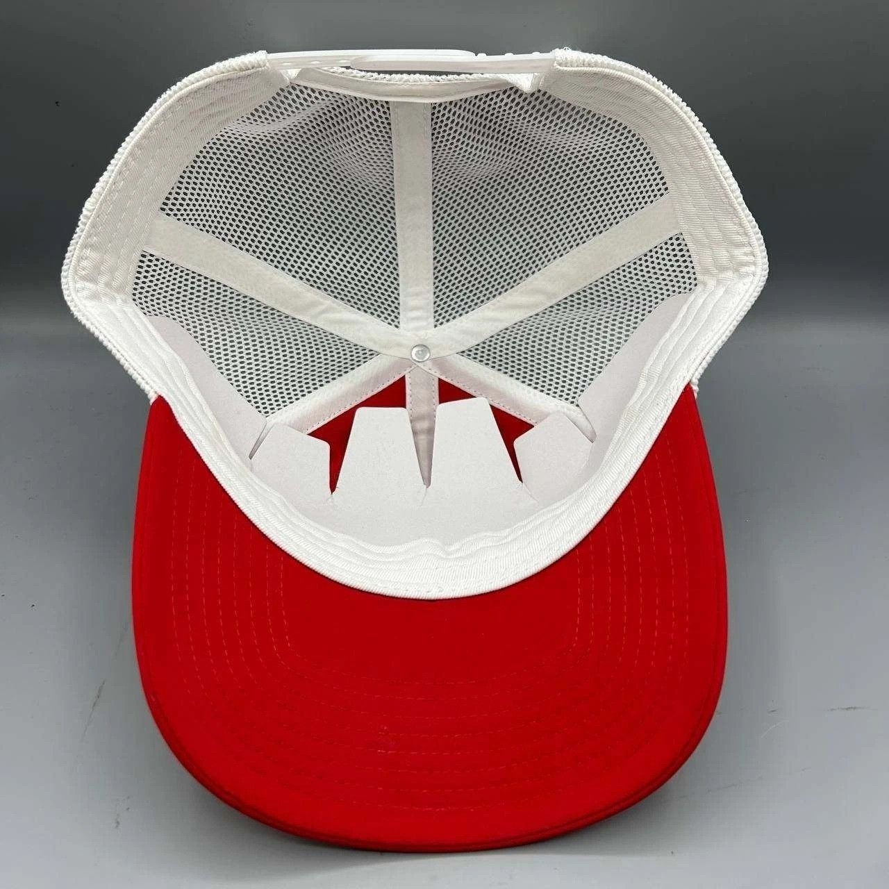 The Game Kansas Jayhawks NCAA Trucker Hat Men Red White Snap Back Size ONE SIZE - 2 Thumbnail