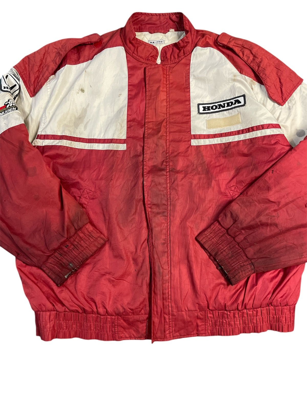 Japanese Brand Vintage Honda Mugen Sport Jacket Very Worn Size US XXL / EU 58 / 5 - 5 Thumbnail
