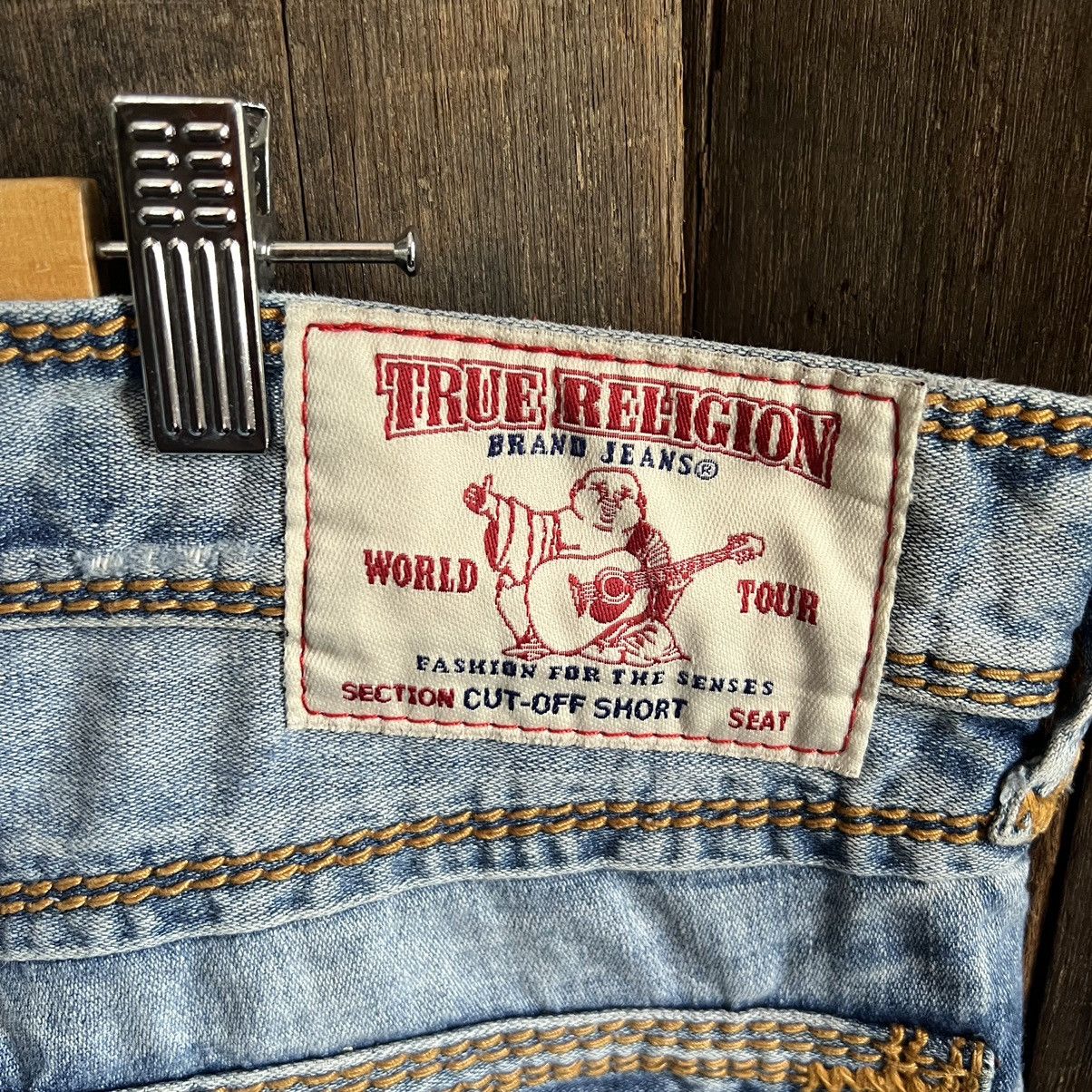 True Religion True Religion Cut-Off Short Denim Jeans Size US 36 / EU 52 - 6 Thumbnail