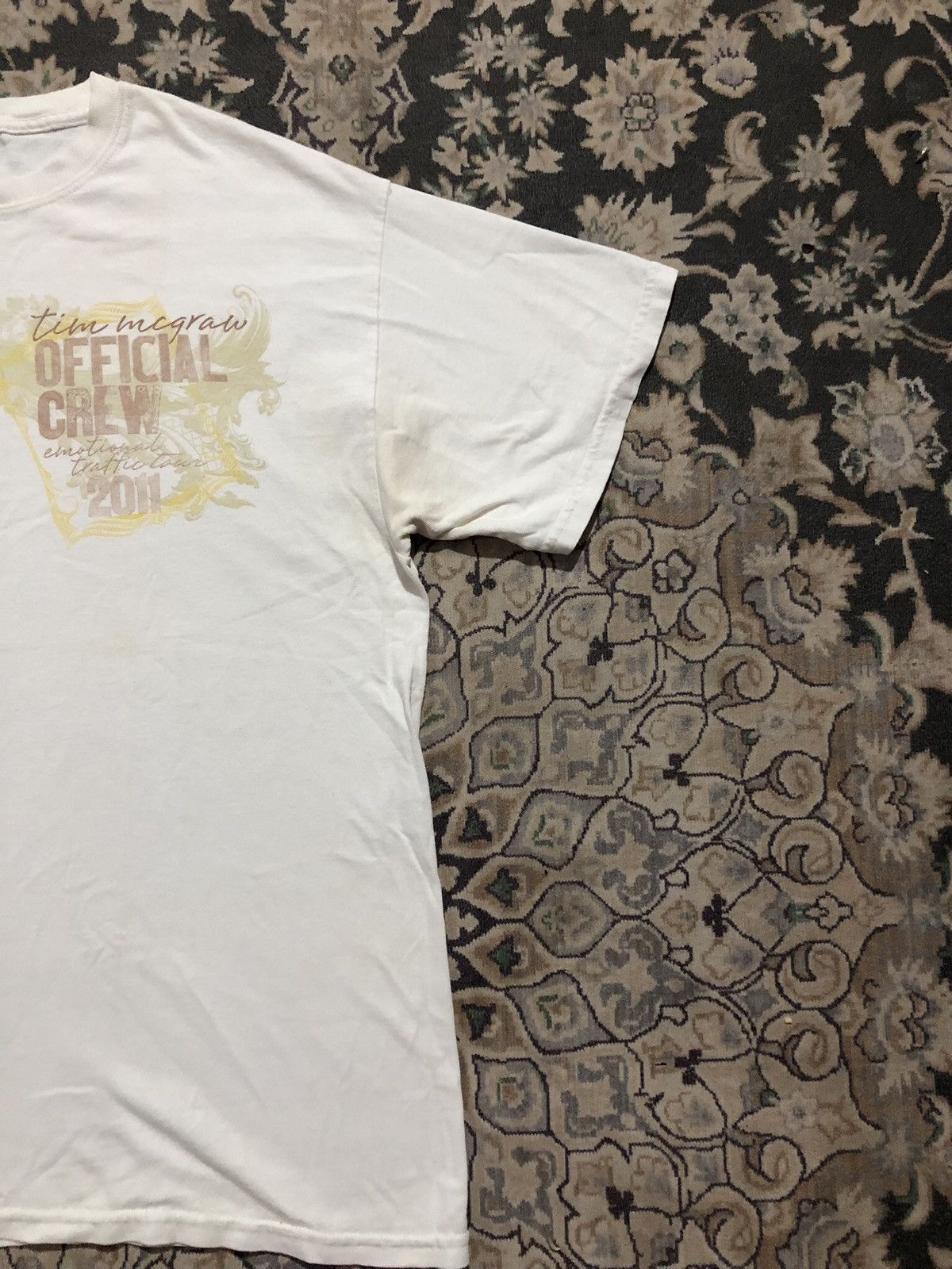 Band Tees × Vintage TIM MCGRAW OFFICIAL CREW TOUR 2011 Size US L / EU 52-54 / 3 - 5 Thumbnail