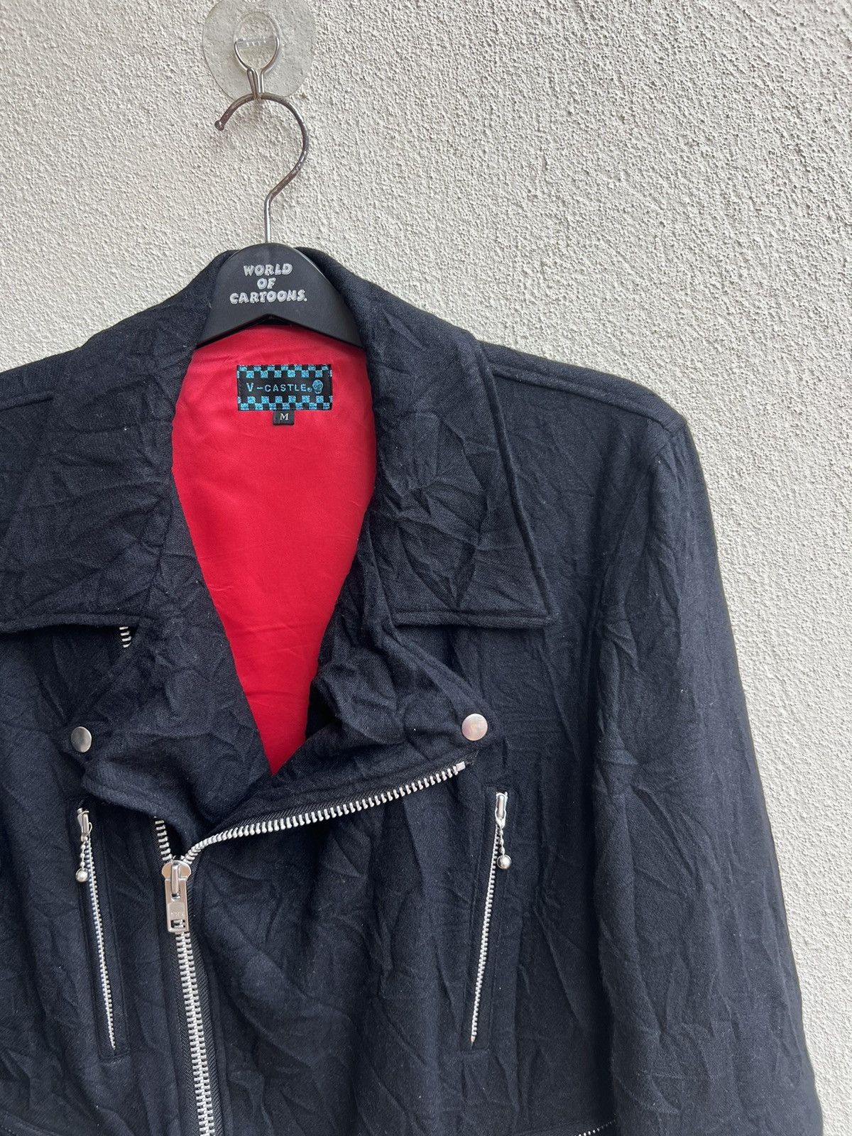 Vintage RARE!!! Vintage 90s V-Castle Japan Wool Punk Jacket Size US M / EU 48-50 / 2 - 7 Thumbnail