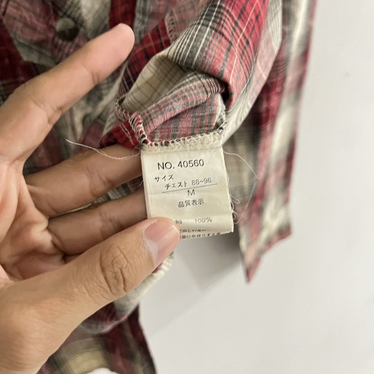 In The Attic In The Attic Western Fit Plaid Button Up Size US S / EU 44-46 / 1 - 8 Thumbnail