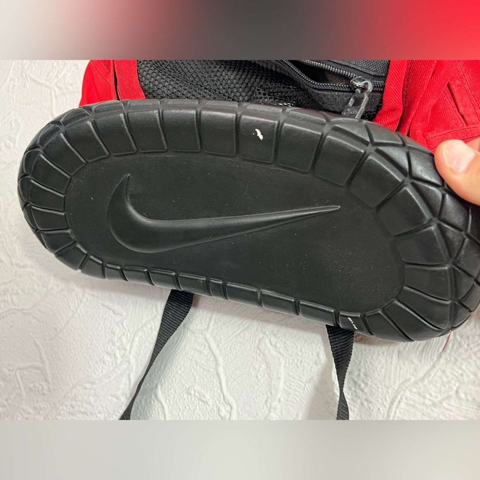 Nike 90s Nike Swoosh Just Do It Hard Base Vintage Nylon Backpack Size ONE SIZE - 5 Thumbnail