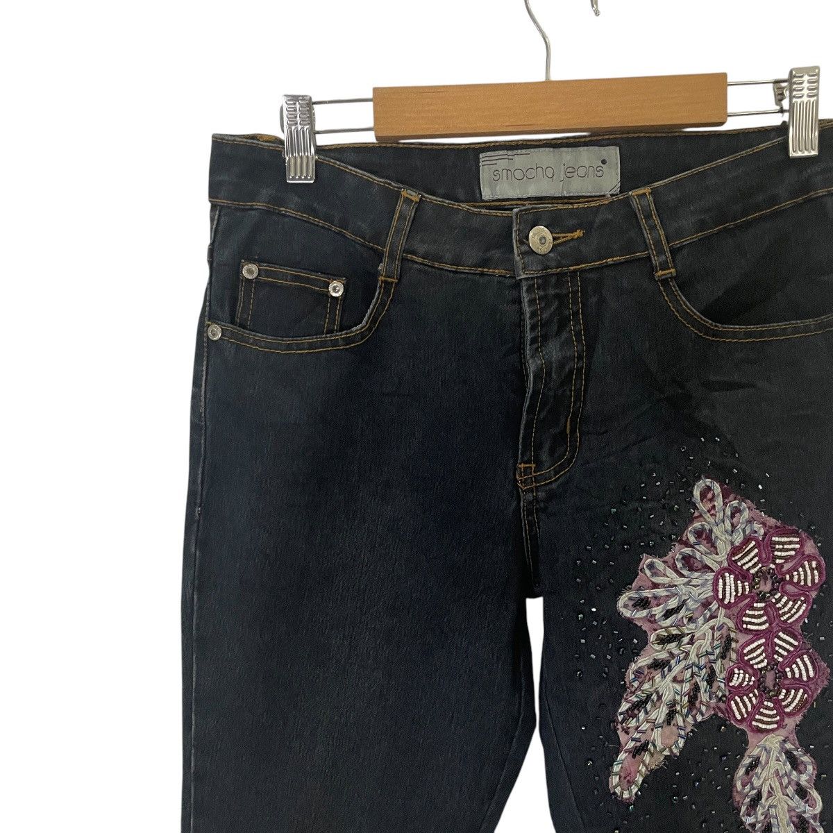 Japanese Brand Smocha Jeans Denim Size 30" / US 8 / IT 44 - 3 Thumbnail