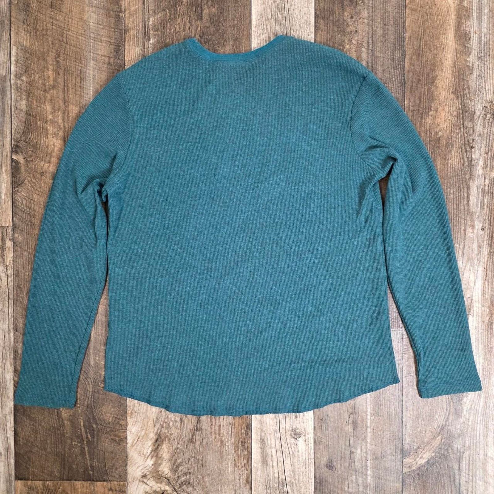 Faded Glory Cyber Y2K 00s Style Thermal Shirt Grunge XL Size US XL / EU 56 / 4 - 6 Thumbnail