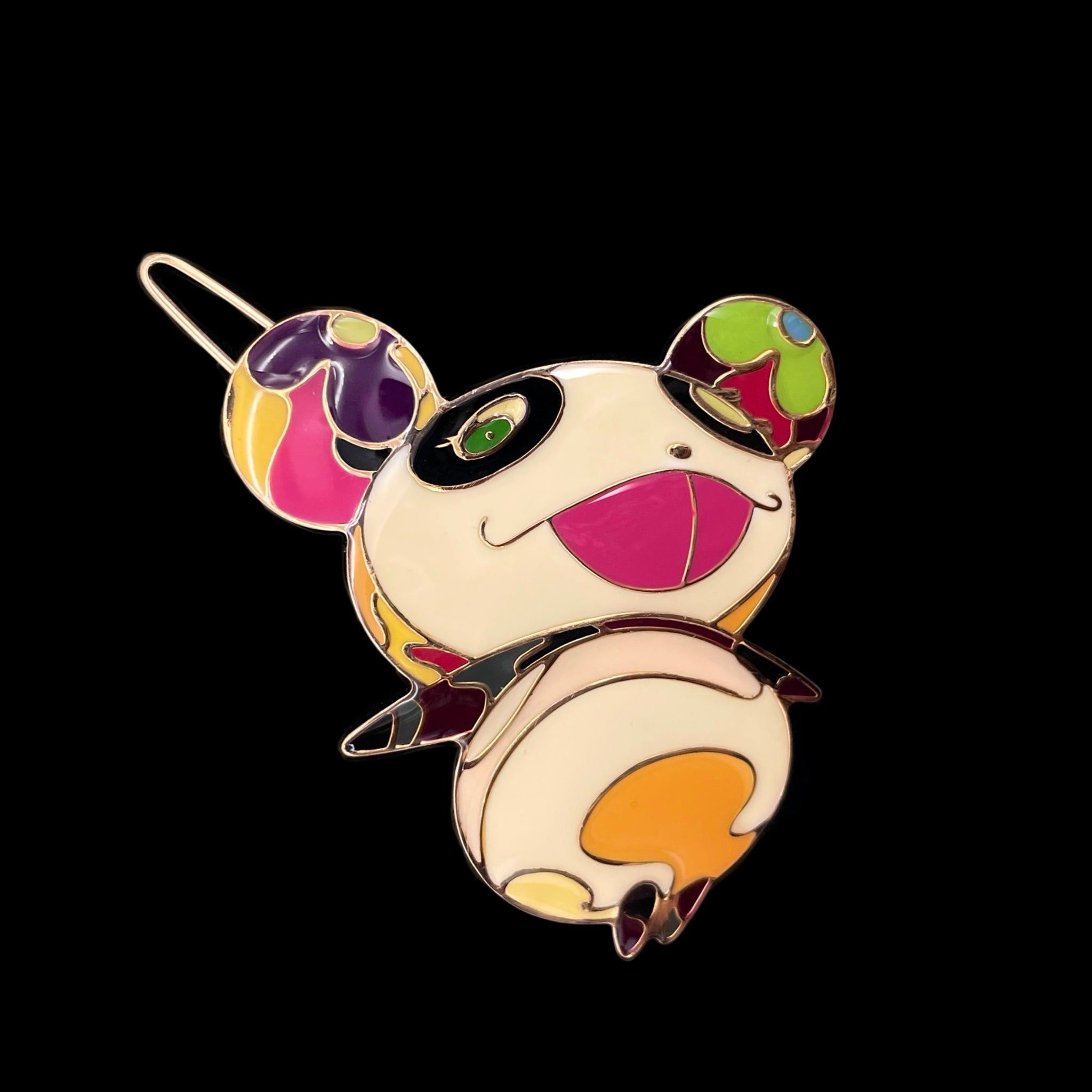 Louis Vuitton Louis Vuitton Panda Takashi Murakami Collaboration Hairpin Size ONE SIZE - 1 Thumbnail