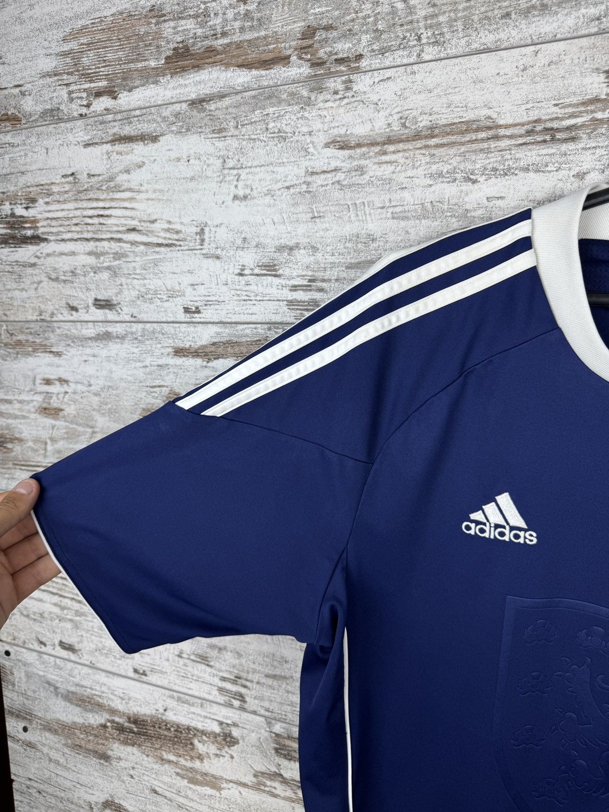 Adidas Mens Vintage Adidas Scotland home jersey football T-shirt Size US L / EU 52-54 / 3 - 5 Thumbnail