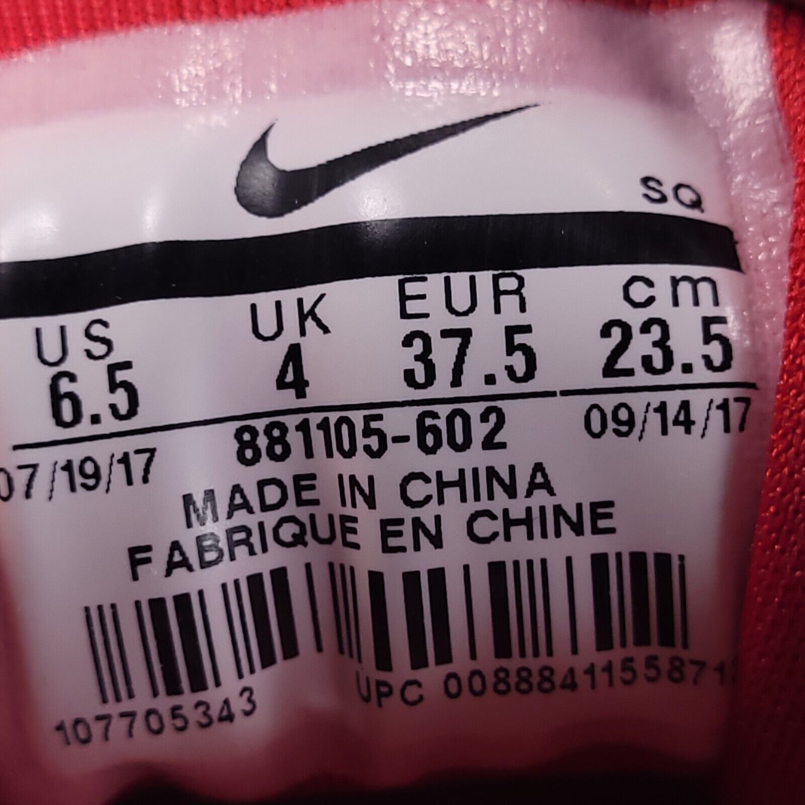 Nike Nike Air Max 90 SE Shoe Womens Size 6.5 881105-602 Red White Size US 6.5 / IT 36.5 - 8 Thumbnail