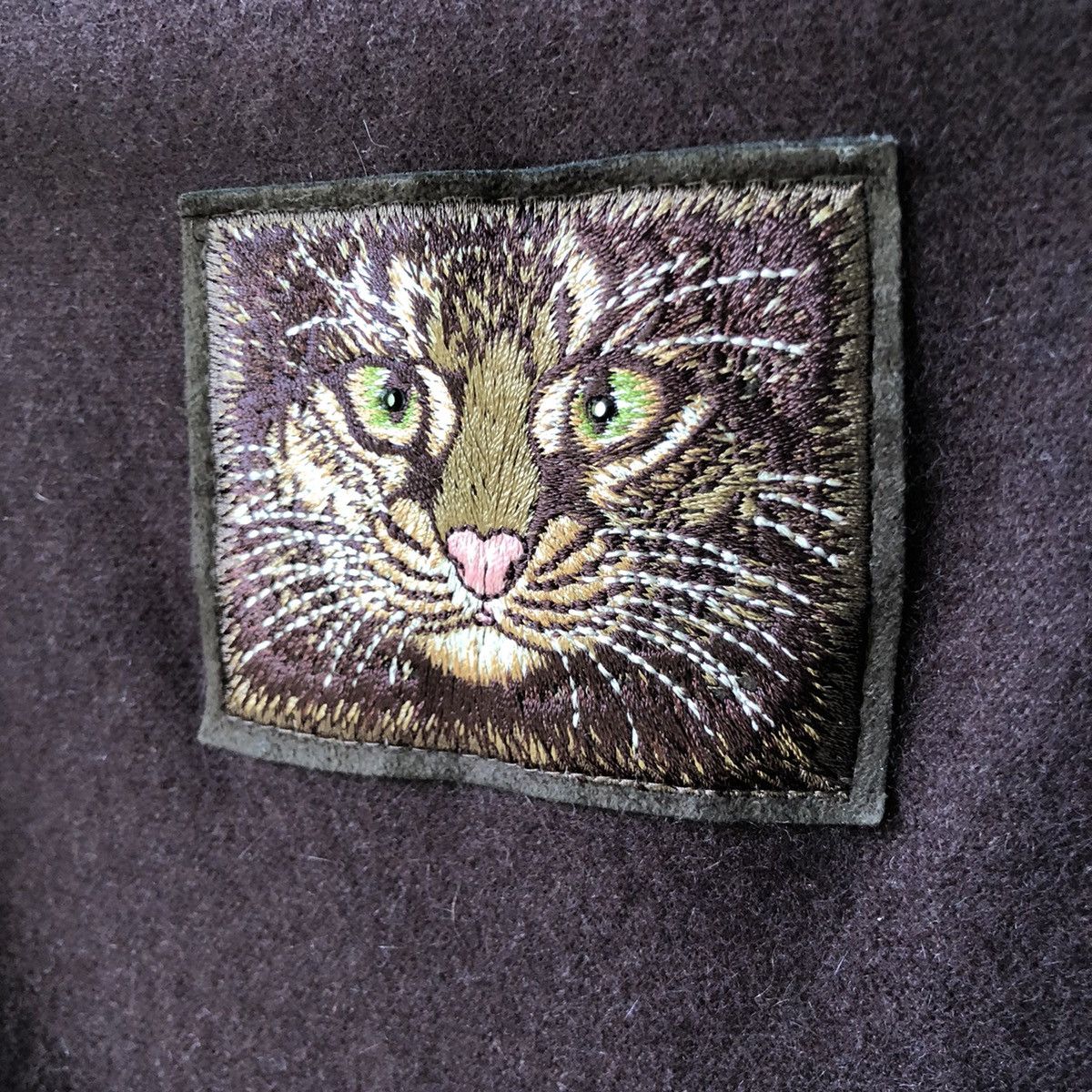 Japanese Brand ITARIYA JAPAN Angora Blend Cat Embroidery Jacket Size L / US 10 / IT 46 - 11 Thumbnail
