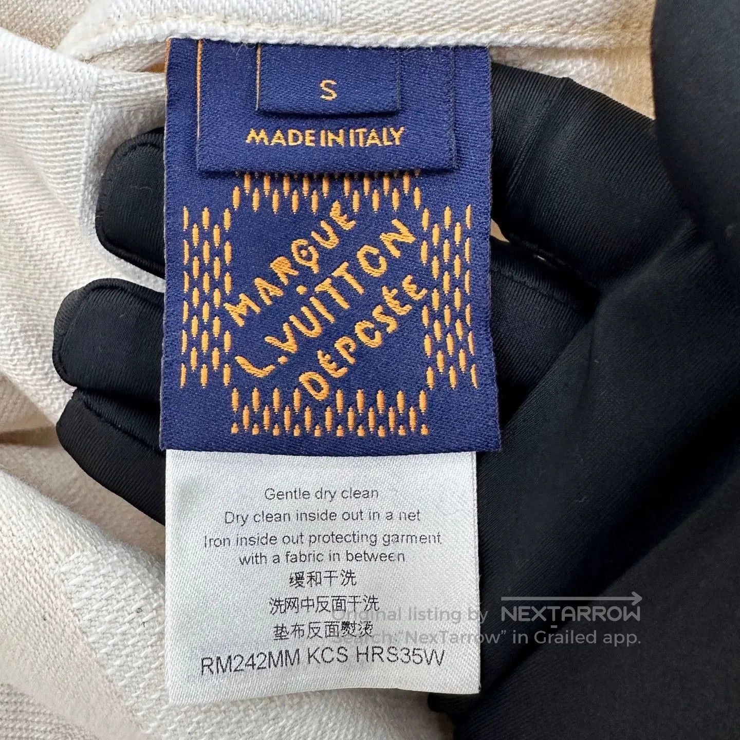 Louis Vuitton Louis Vuitton SS24 Beige Plaid Embroidered Shirt. Size US S / EU 44-46 / 1 - 4 Thumbnail