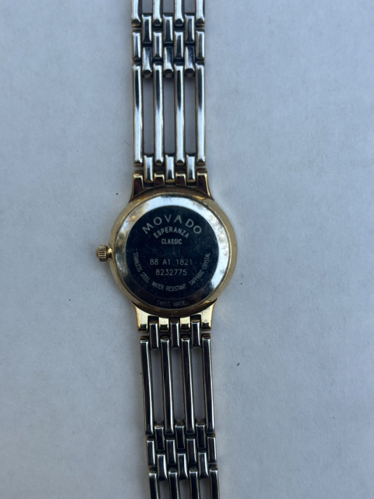 Movado Movado Esperanza 88 A1 1821 Gold Tone Women’s Watch! Size ONE SIZE - 7 Thumbnail