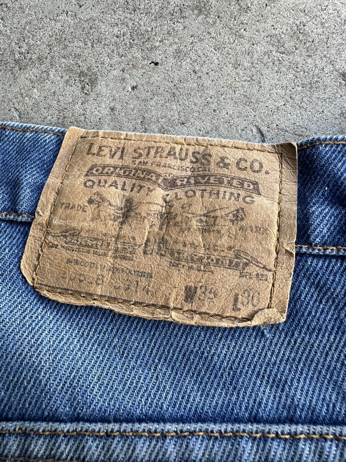 Levi's Vintage 1970’s Levi’s OrangeTab jeans 568 Size US 34 / EU 50 - 4 Thumbnail