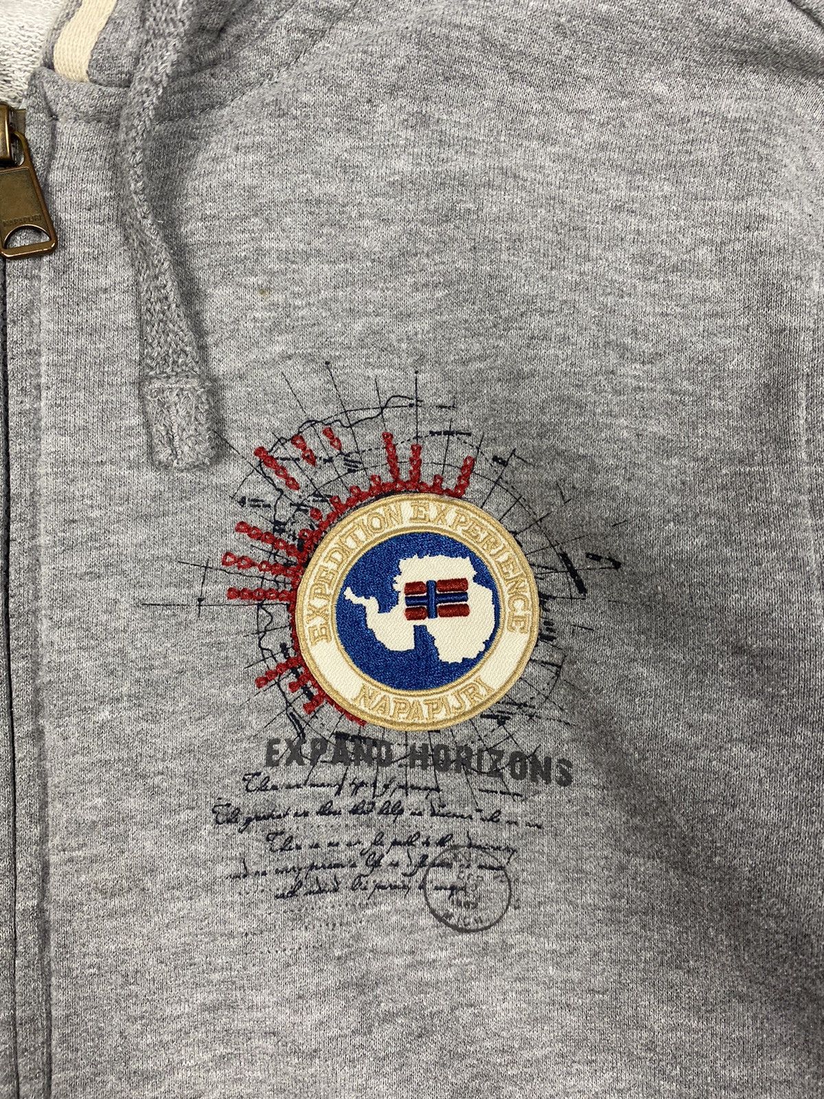 Napapijri Napapijri Outdoor Life Gorpcore Hoodie Zip Up Gray size s Size US S / EU 44-46 / 1 - 4 Thumbnail