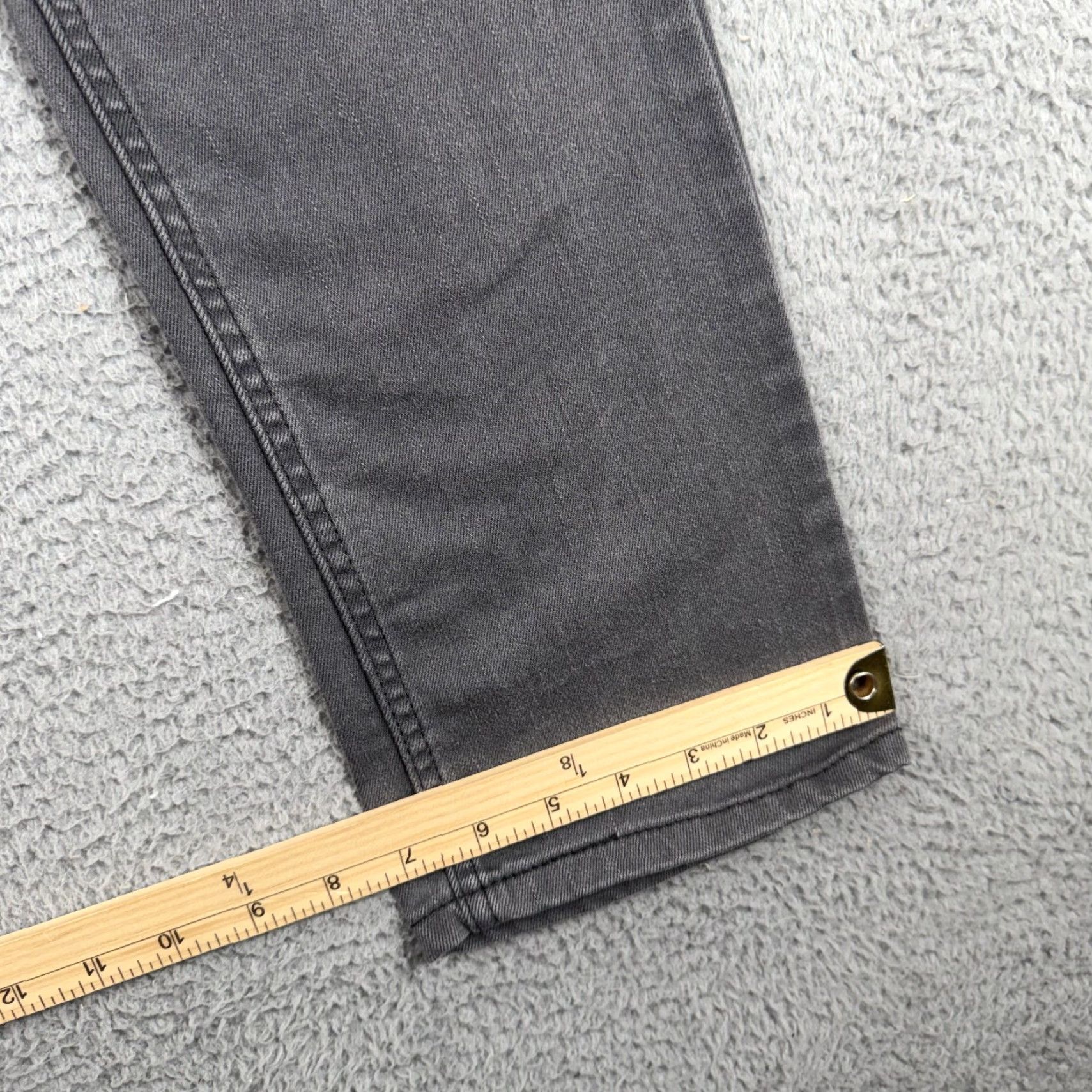 Levi's Levi's 511 Jeans Mens 32x34 Gray Slim Fit Stretch Denim Pants Size US 32 / EU 48 - 2 Thumbnail