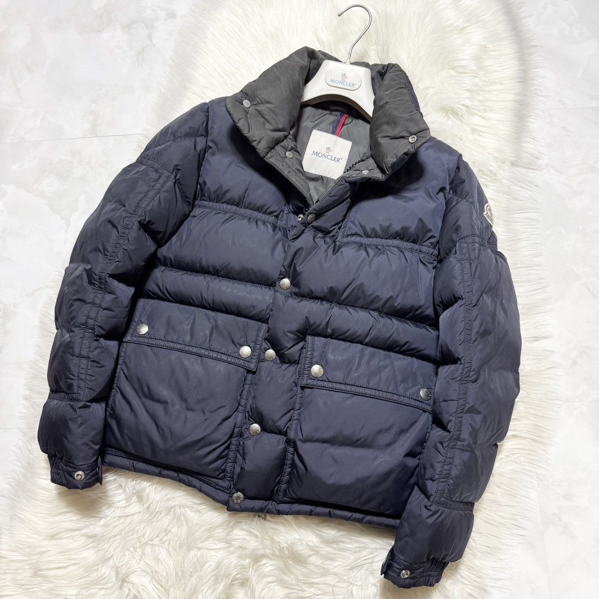 Moncler Authentic Moncler BREL Puffer Down Jacket 0 Dark Navy Size US XS / EU 42 / 0 - 6 Thumbnail