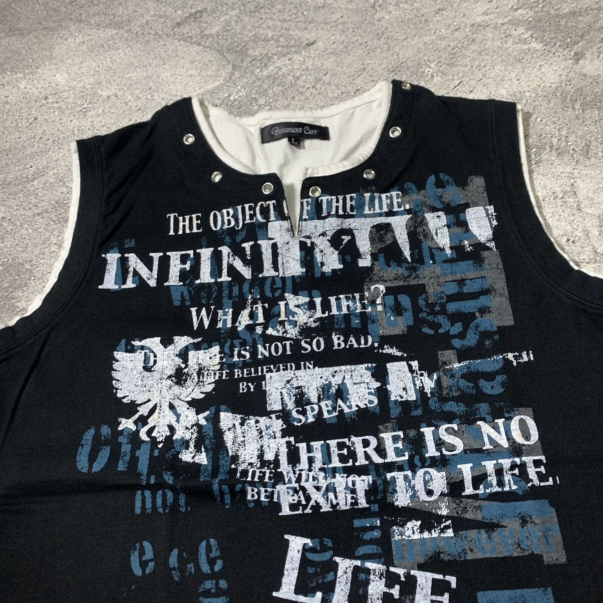 Other Beaumont Carr Poem Tshirt Bondag punk design Size US L / EU 52-54 / 3 - 8 Thumbnail