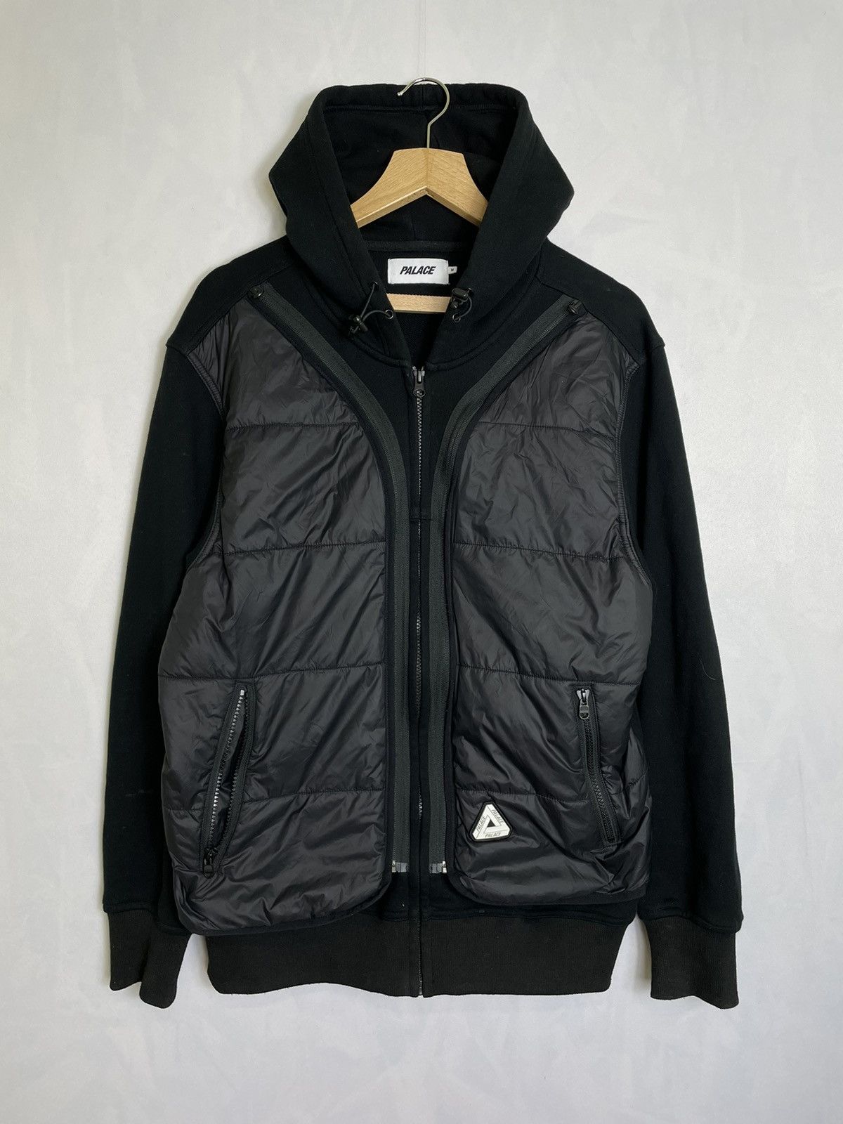 image of Palace Ard Tactical Zip Up Hoodie Japanese Streetwear in Black, Men's (Size Medium)