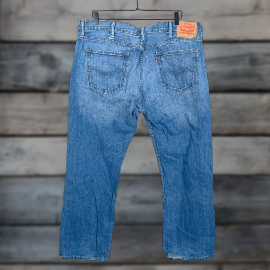 Levi's Levi's Jeans 527 Bootcut Slim Men 40 x 29.5 Blue Zip Fly Vintage No (Actual 40 x 29.5) Denim Cotton 5-Pocket Size US 40 / EU 56 - 1 Thumbnail