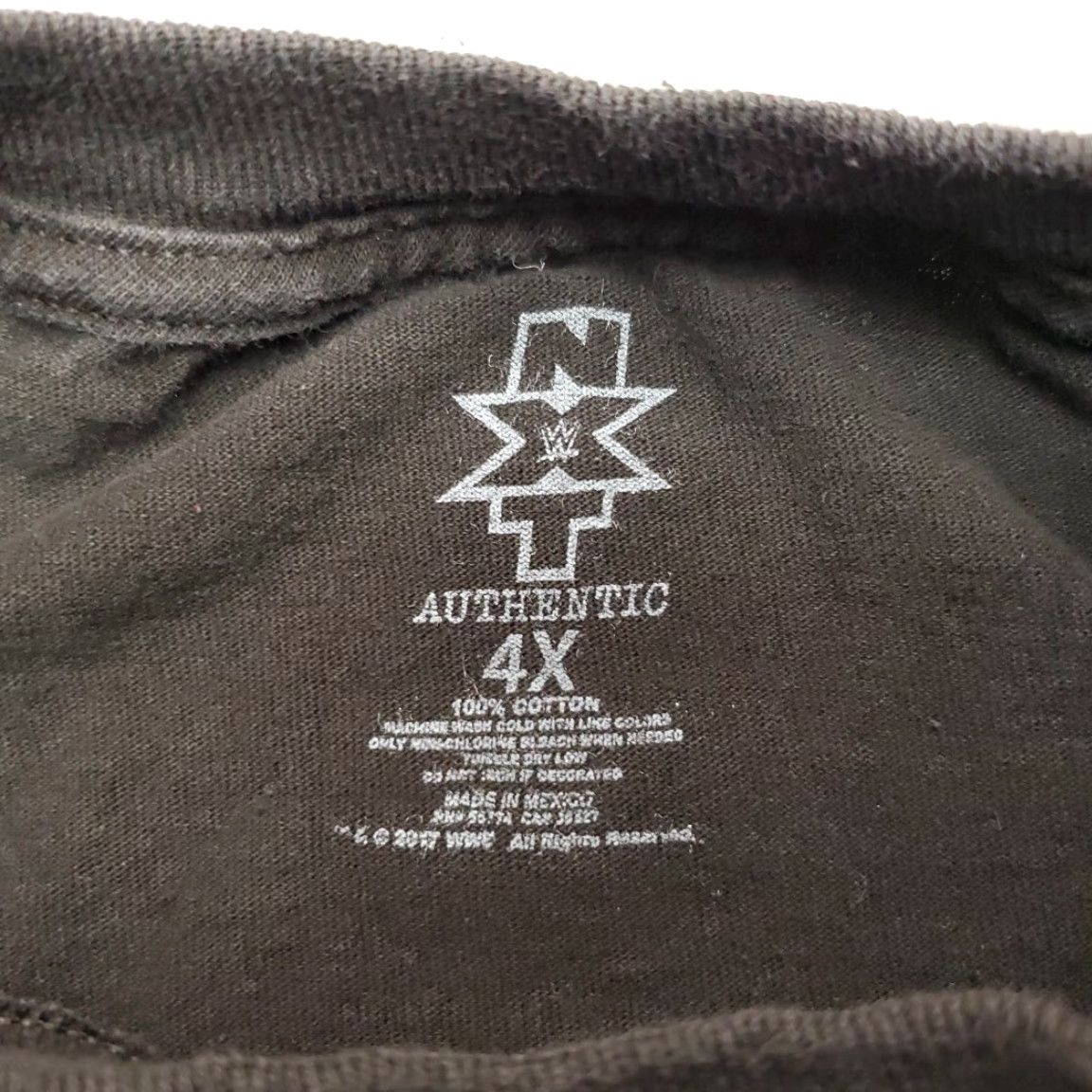 Vintage VINTAGE Wrestling Shirt Mens XXXXL Black EC3 WWE NXT TEE Crew Neck Short Sleeve Cotton Size US XXL / EU 58 / 5 - 4 Thumbnail