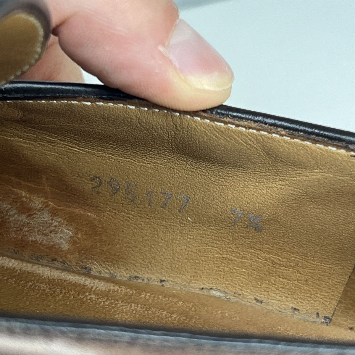 Gucci Gucci Horsebit Loafers Shoes Brown Patina Leathe 7.5 G Size US 8.5 / EU 41-42 - 9 Thumbnail