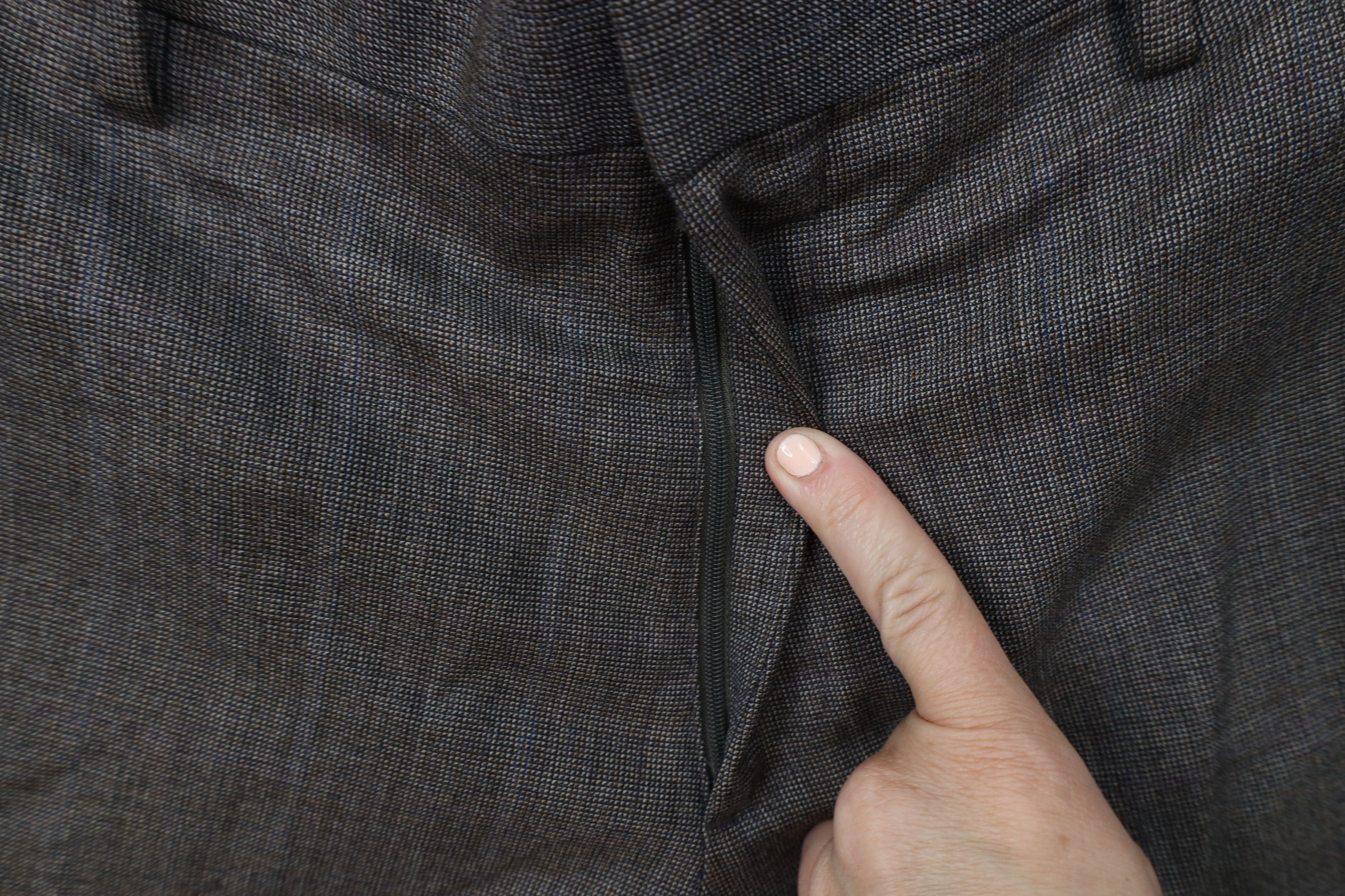 Banana Republic × Vintage Vintage Banana Republic Fit Wool Wide Leg Chino Pants Brown Size US 33 - 5 Thumbnail