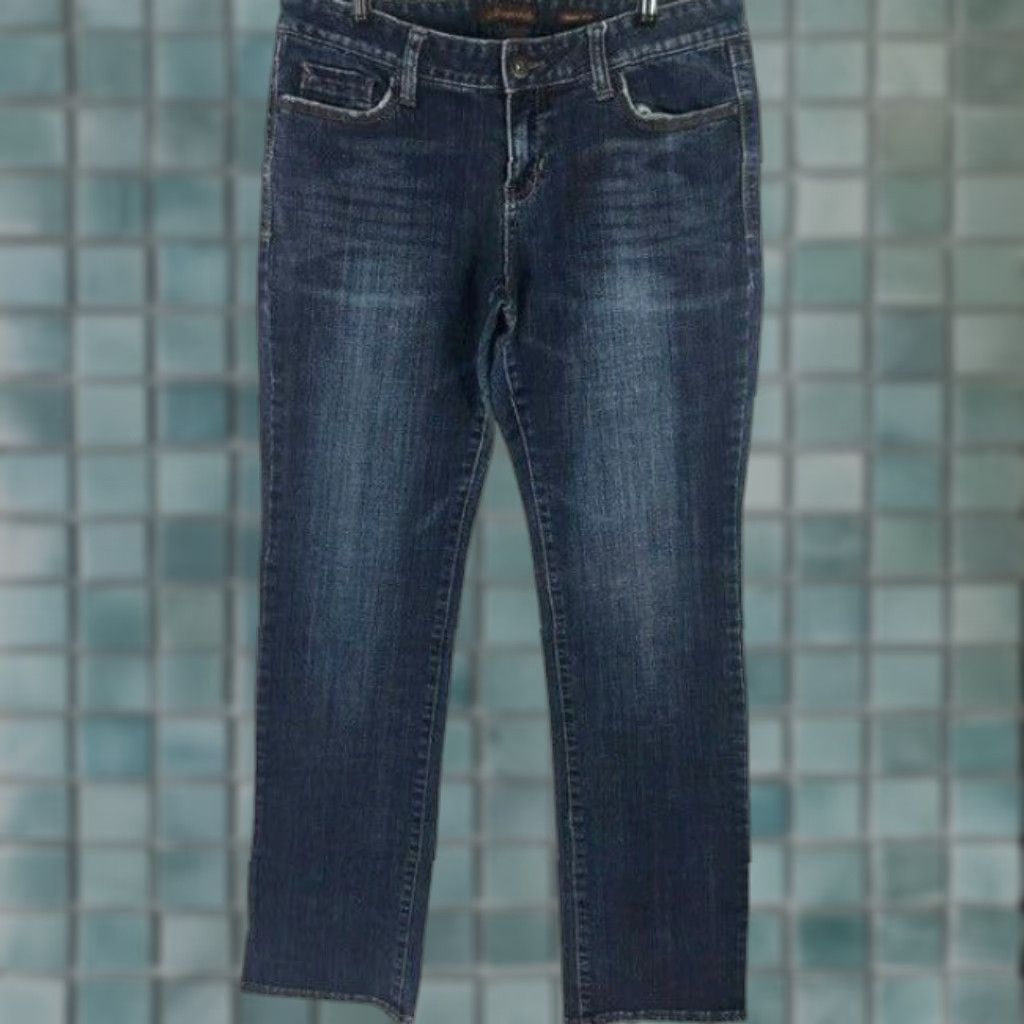 Vintage Aéropostale Women's Skinny Jeans Size 9/10L Blue Stretch Mid-Rise 31 Inch Inseam Denim Size 30" / US 8 / IT 44 - 1 Thumbnail