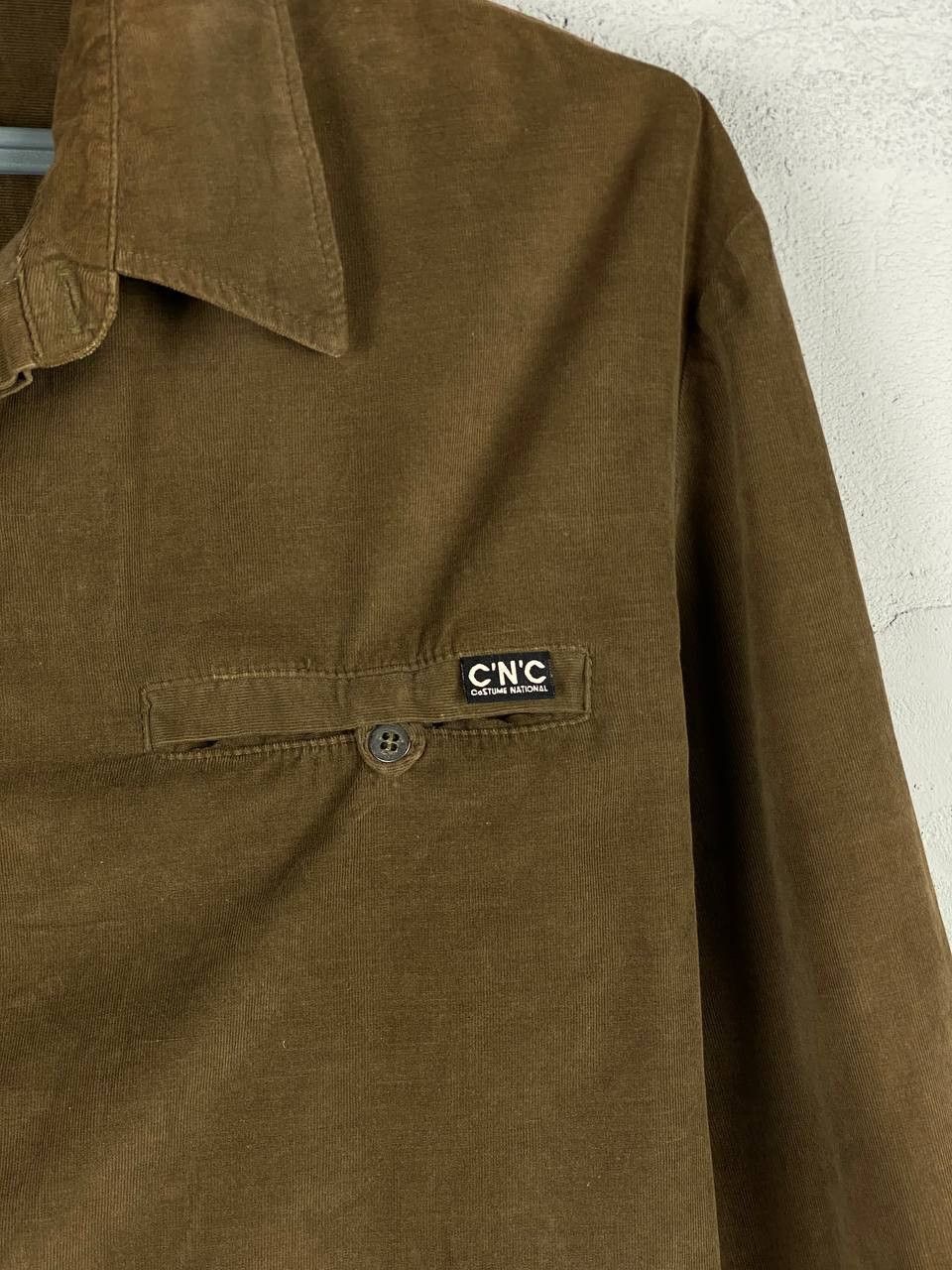 Costume National × Vintage Vintage Costume National Men’s Velvet Shirt Buttons Up Size US L / EU 52-54 / 3 - 4 Thumbnail
