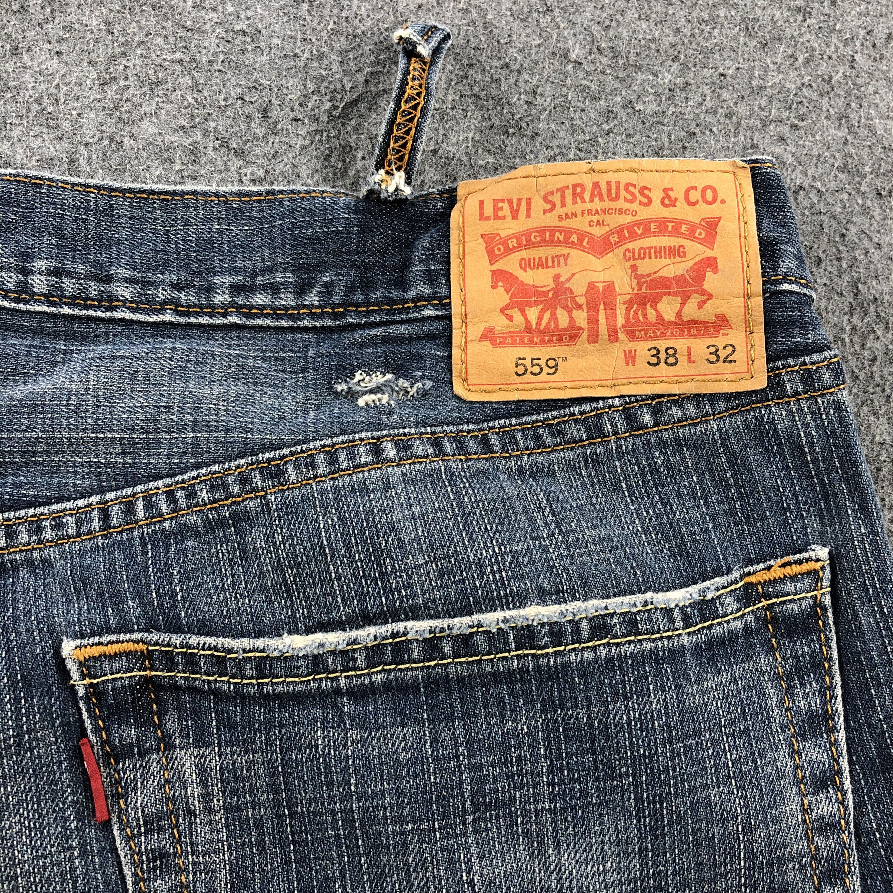 Levi's × Vintage Vintage Blue Wash Levis 559 Jeans-JM1723 Size US 40 / EU 56 - 6 Thumbnail