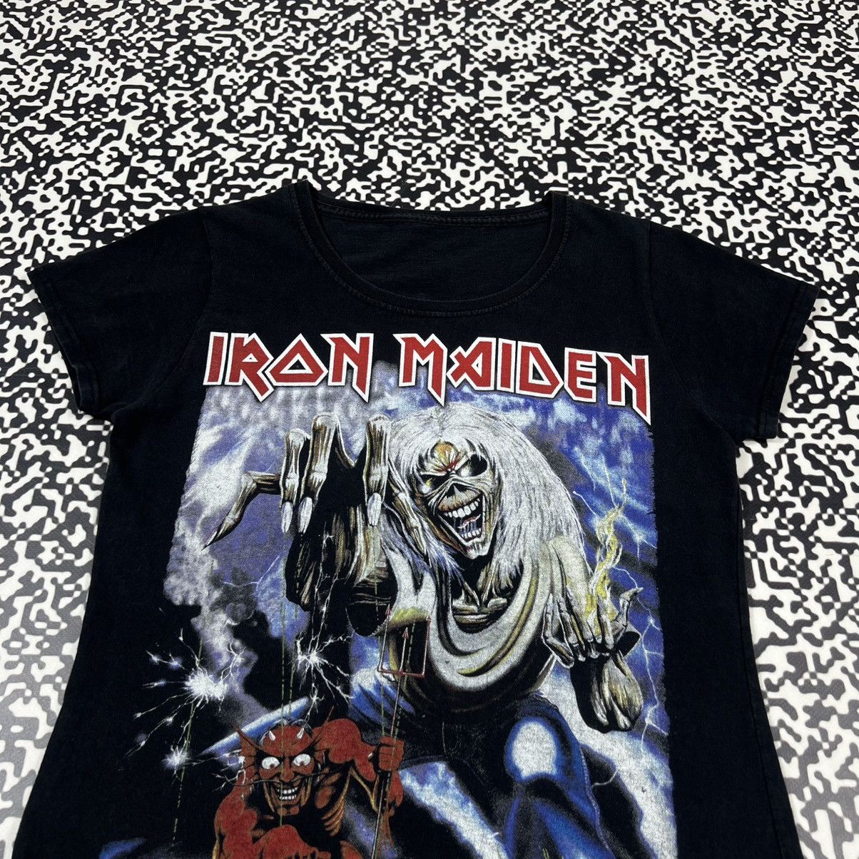 Iron Maiden Vintage Y2K Iron Maiden Number Of The Beast Band T-shirt Size M / US 6-8 / IT 42-44 - 9 Thumbnail