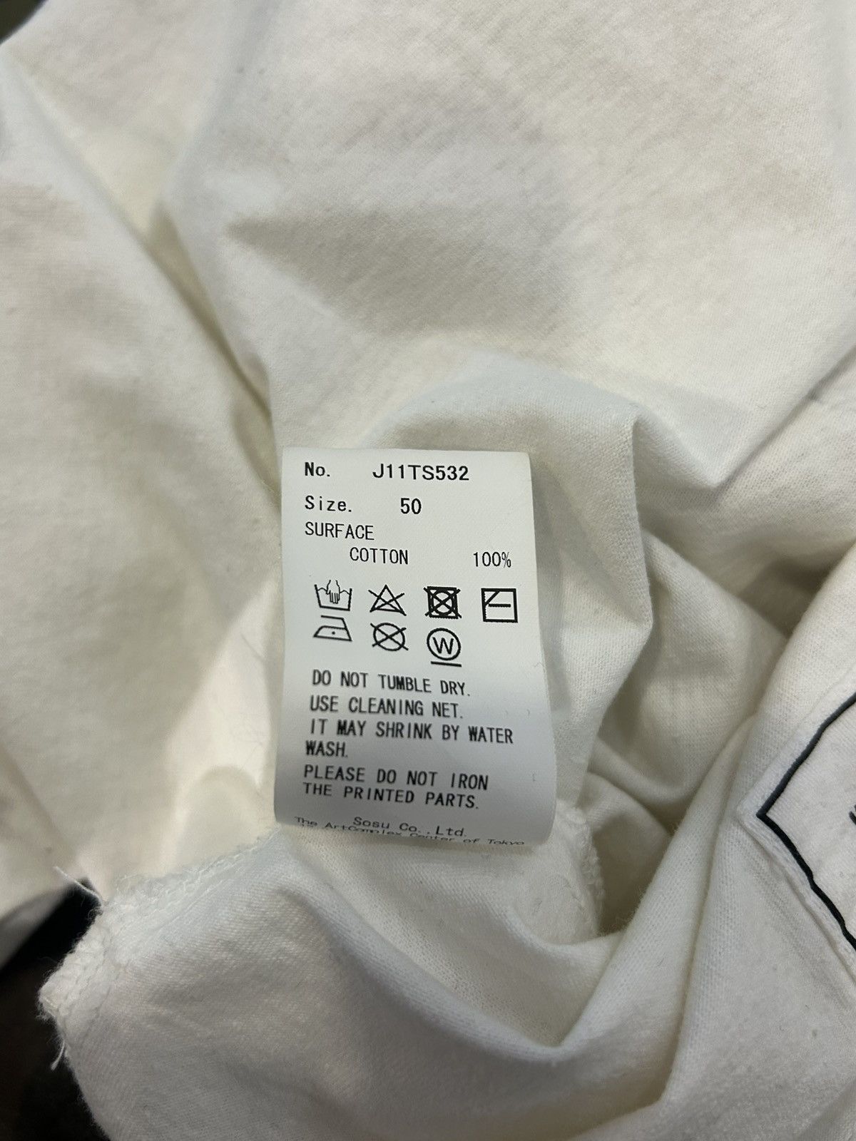 Maison MIHARA YASUHIRO Maison Mihara Yasuhiro Distressed Cotton Tee Size US M / EU 48-50 / 2 - 11 Thumbnail