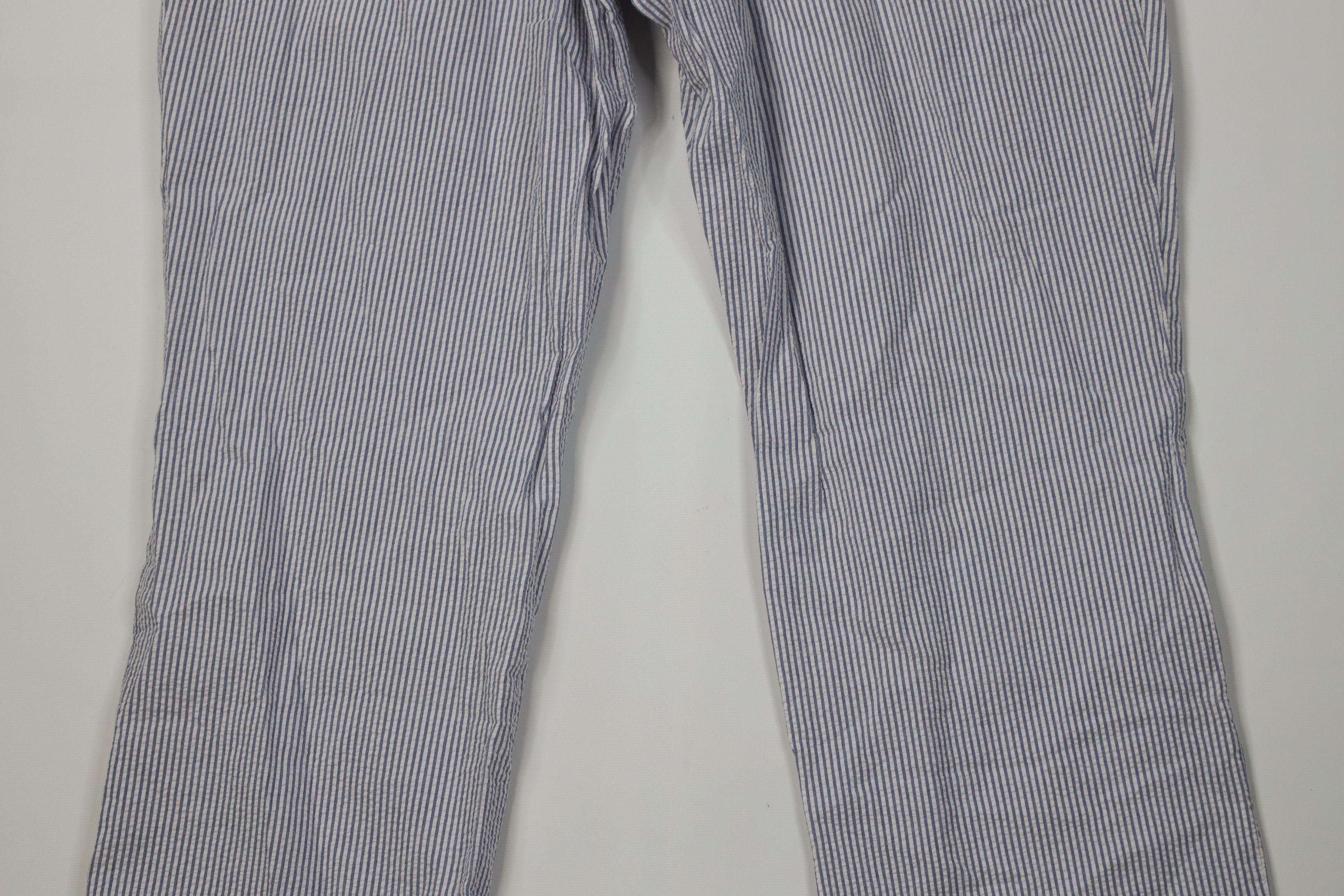 Vintage Vintage 90s Streetwear Seersucker Wide Leg Chino Pants Size US 32 / EU 48 - 14 Thumbnail