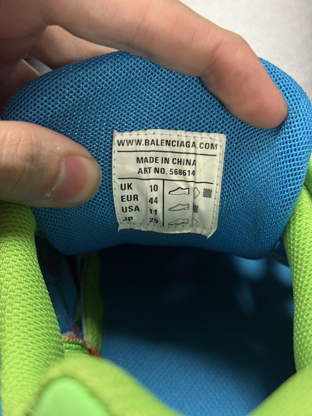 Balenciaga Balenciaga Track 2 Blue Green Size 44EU/11US/10UK Size US 11 / EU 44 - 12 Thumbnail