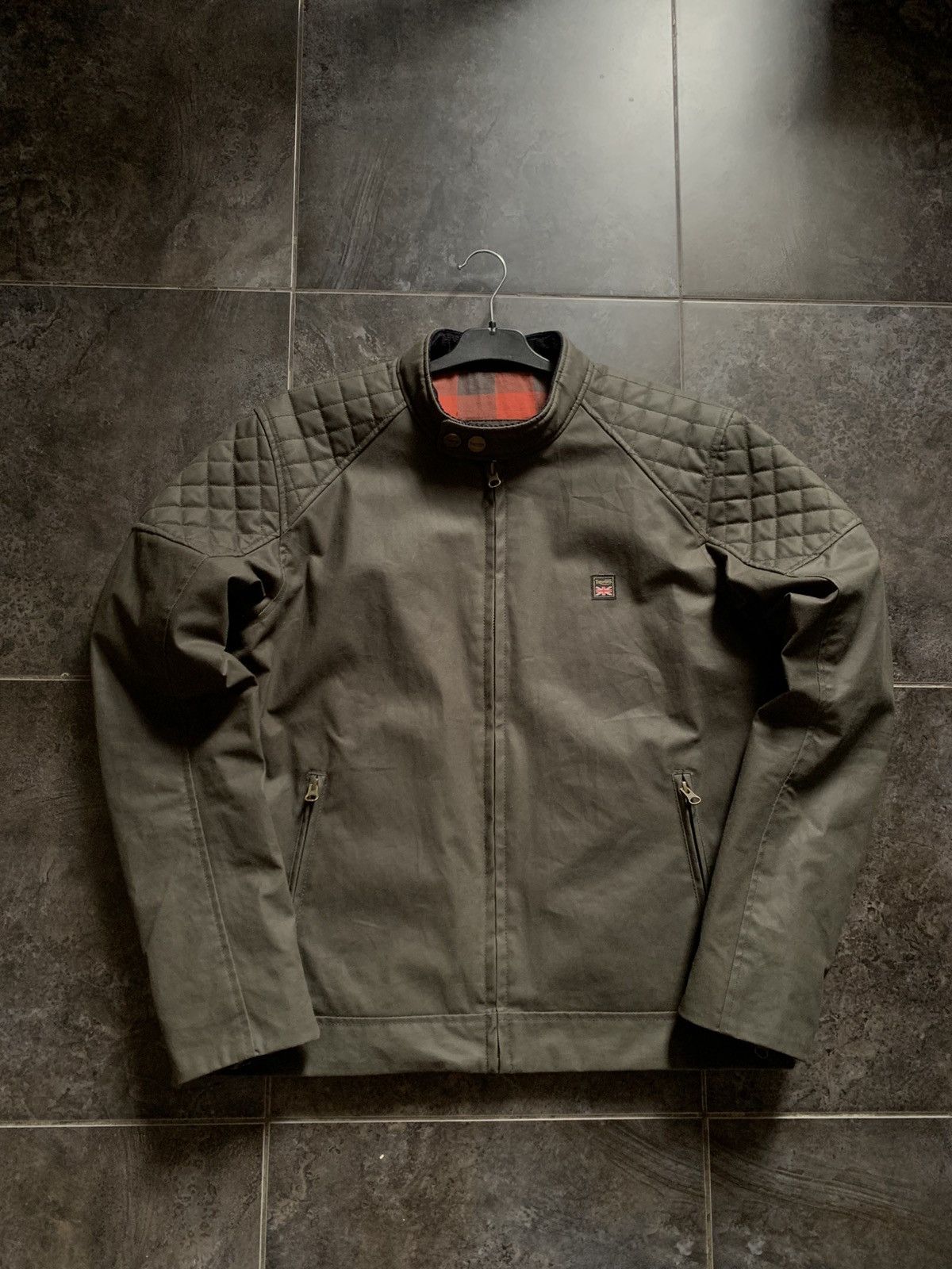 Vintage Triumph Moto Kirk Waxed jacket Size US L / EU 52-54 / 3 - 1 Thumbnail