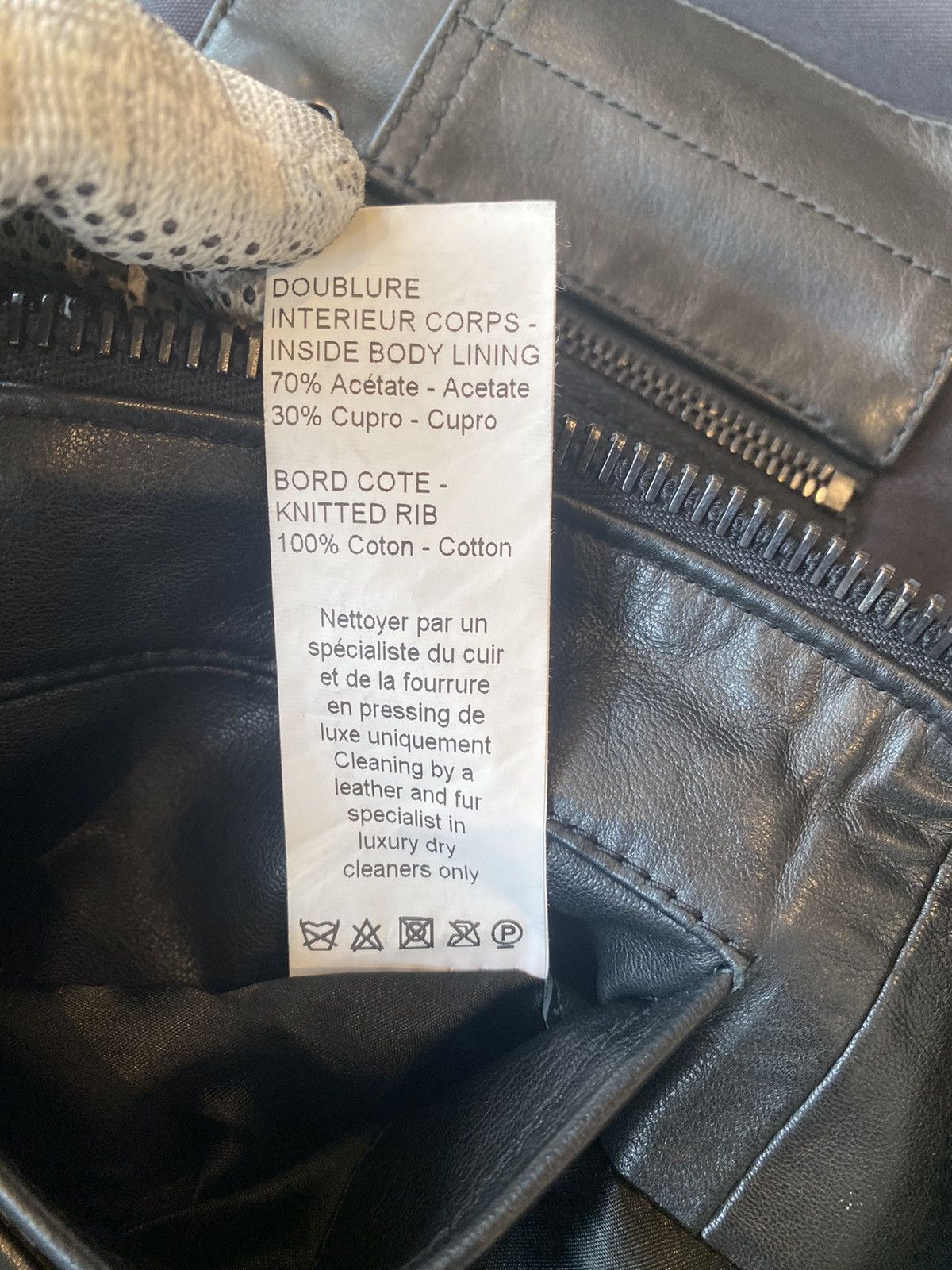 Lanvin LANVIN Lamb Skin Leather Bomber Size US M / EU 48-50 / 2 - 7 Thumbnail