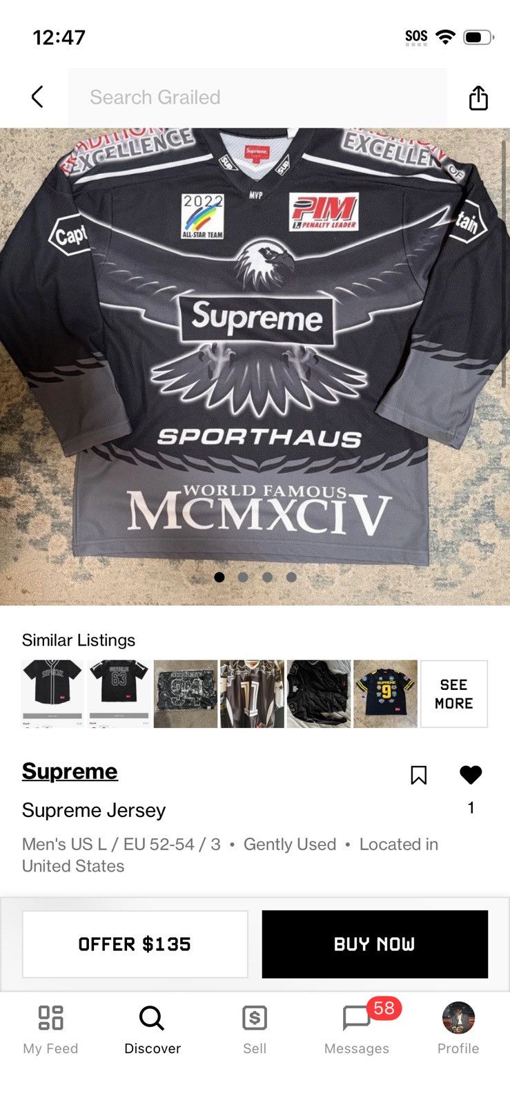 Supreme Supreme Harris Tweed Classic Logo Crusher Size ONE SIZE - 5 Thumbnail