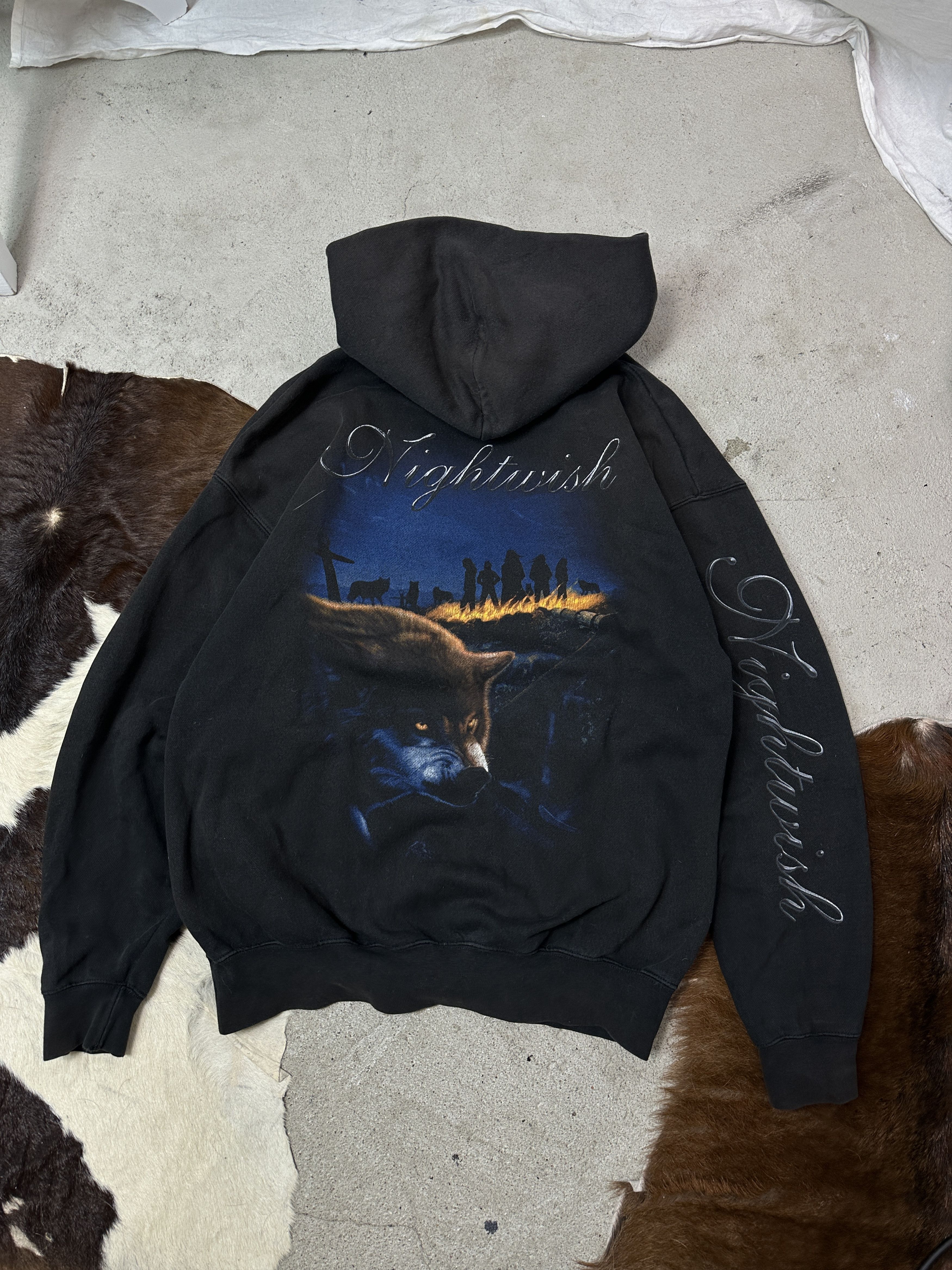 Vintage Vintage Streetwear Skater Nightwish Sporty Hoodie Y2K Size US L / EU 52-54 / 3 - 6 Thumbnail