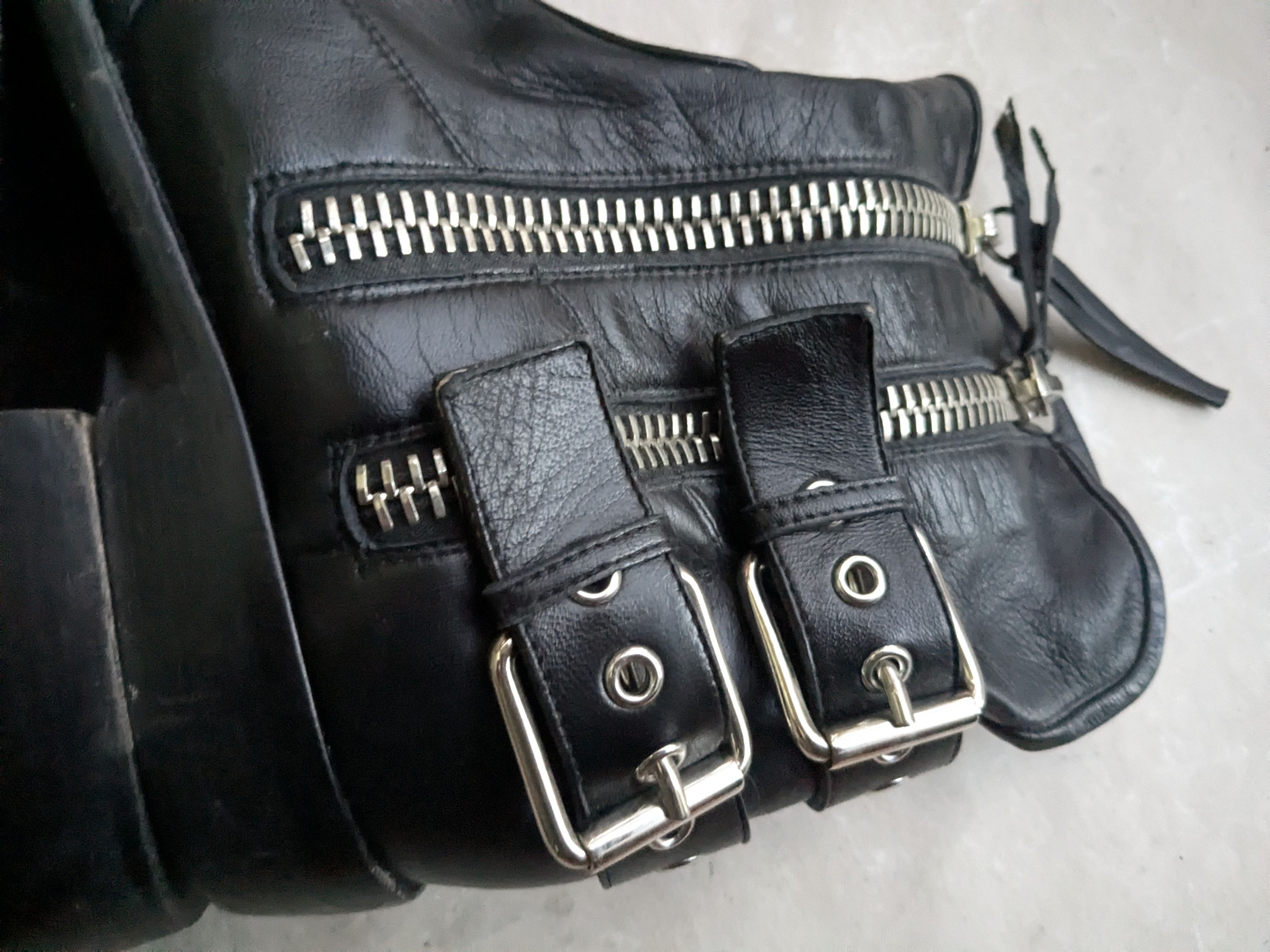 Giuseppe Zanotti Giuseppe Zanotti Side Zip Boots Black 10 43 Leather Size US 10 / EU 43 - 5 Thumbnail