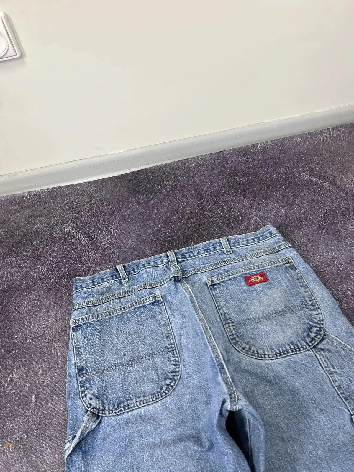 Dickies × Vintage Vintage Dickies Light Blue Work Denim Hype Baggy Jeans Size US 36 / EU 52 - 6 Thumbnail