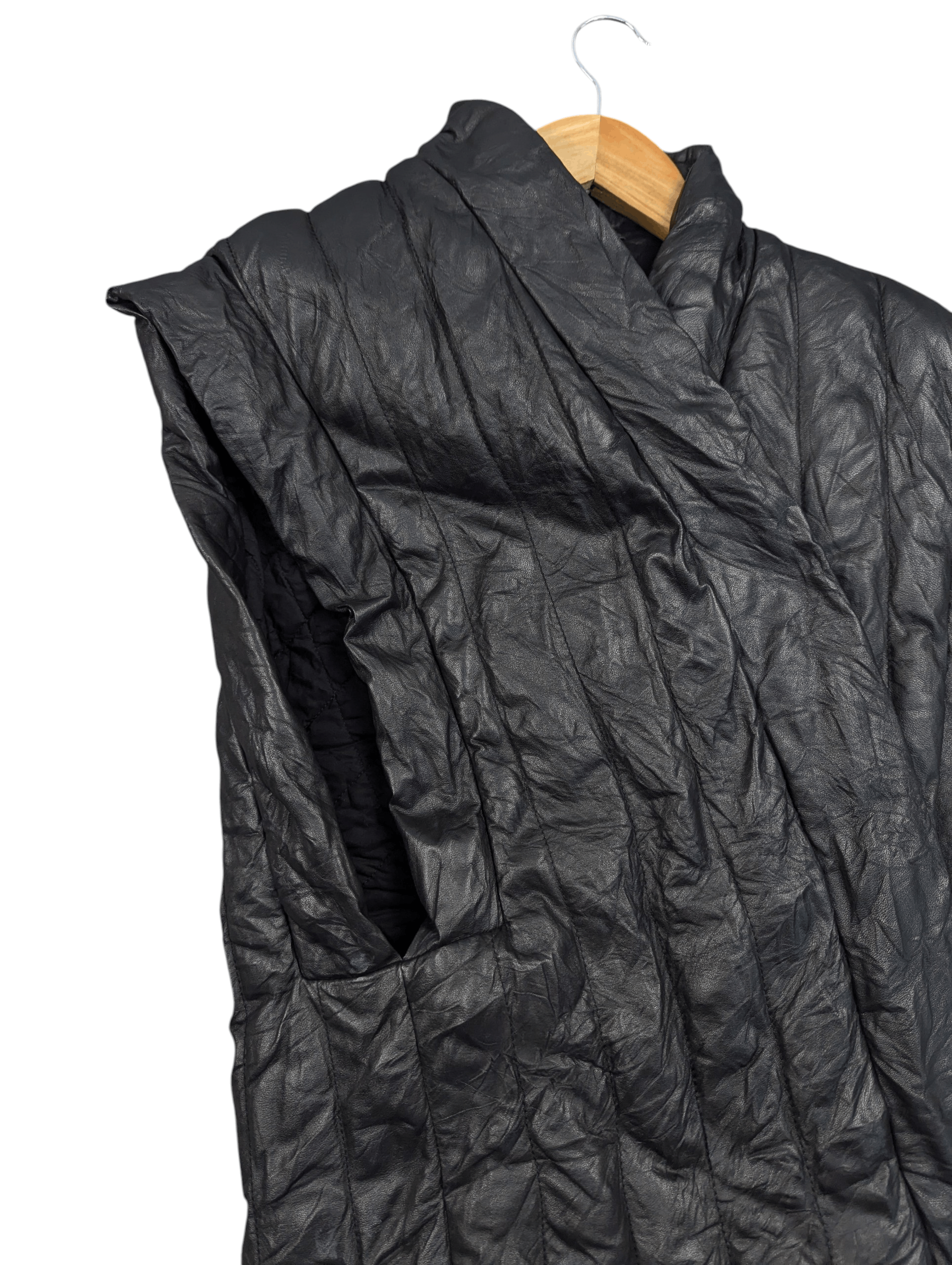 Isabel Marant Isabel Marant Black Leather Vest Jacket Size 36 Size XS / US 0-2 / IT 36-38 - 4 Thumbnail