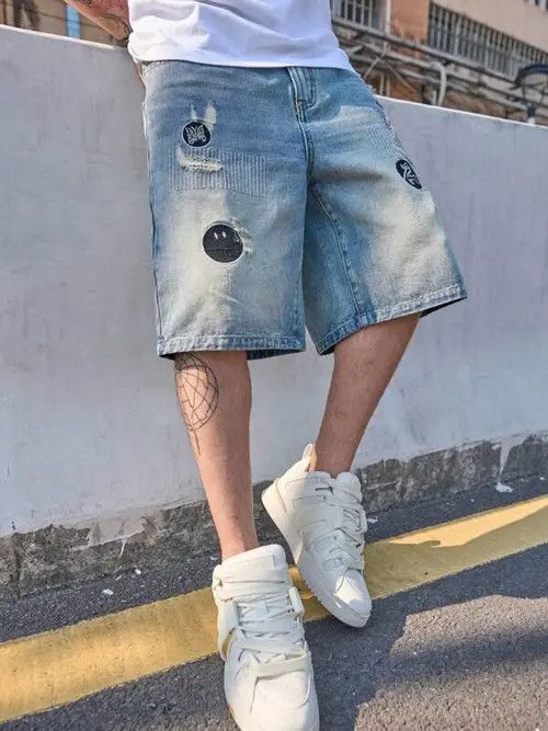 Japanese Brand × Vintage VINTAGE RETRO shorts jorts DRIP rap Y2K Size US 32 / EU 48 - 1 Thumbnail