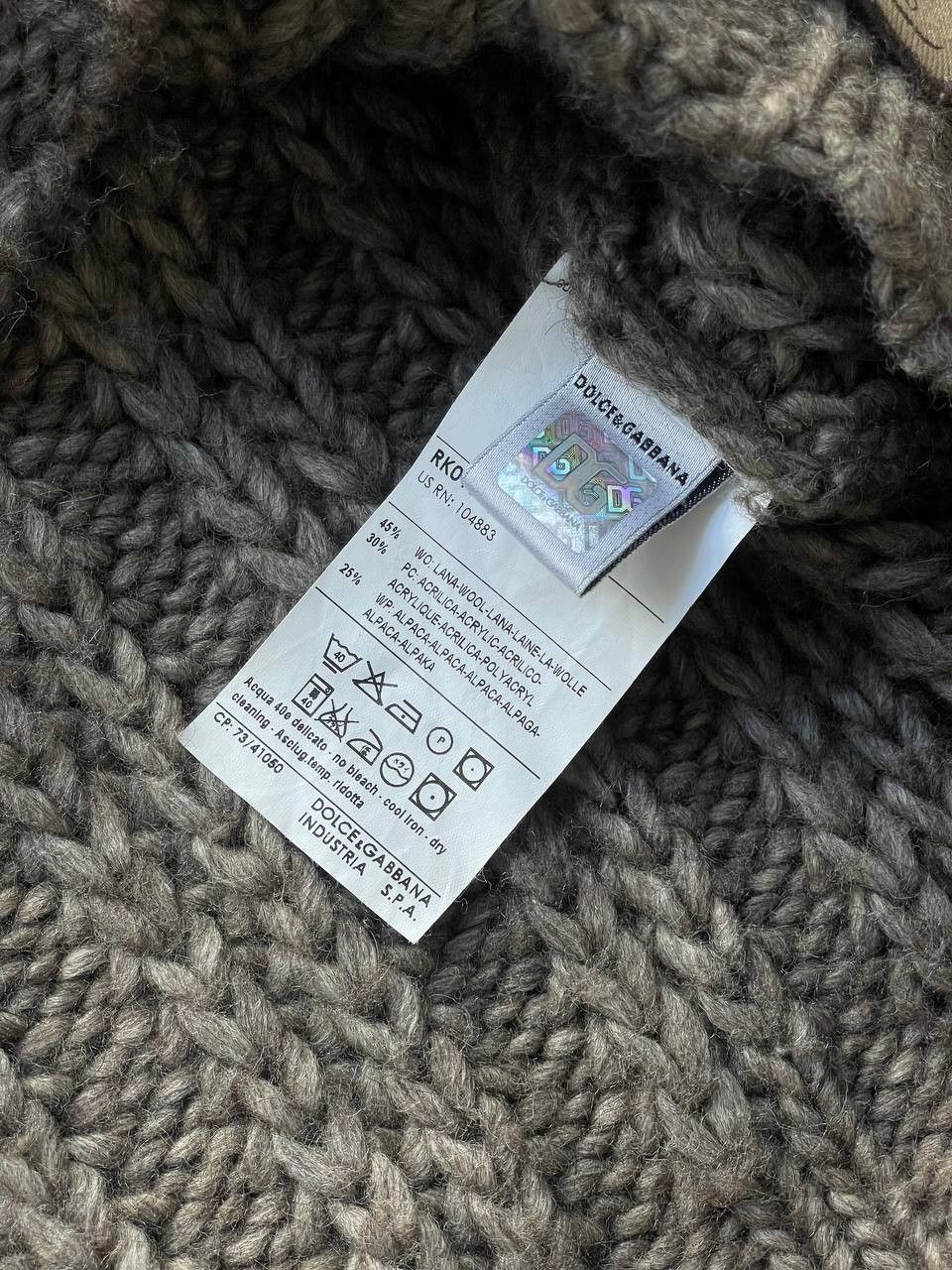 Dolce & Gabbana Dolce & Gabbana Vintage 00s Archive Alpaca Wool Knit Sweater Size US XL / EU 56 / 4 - 7 Thumbnail