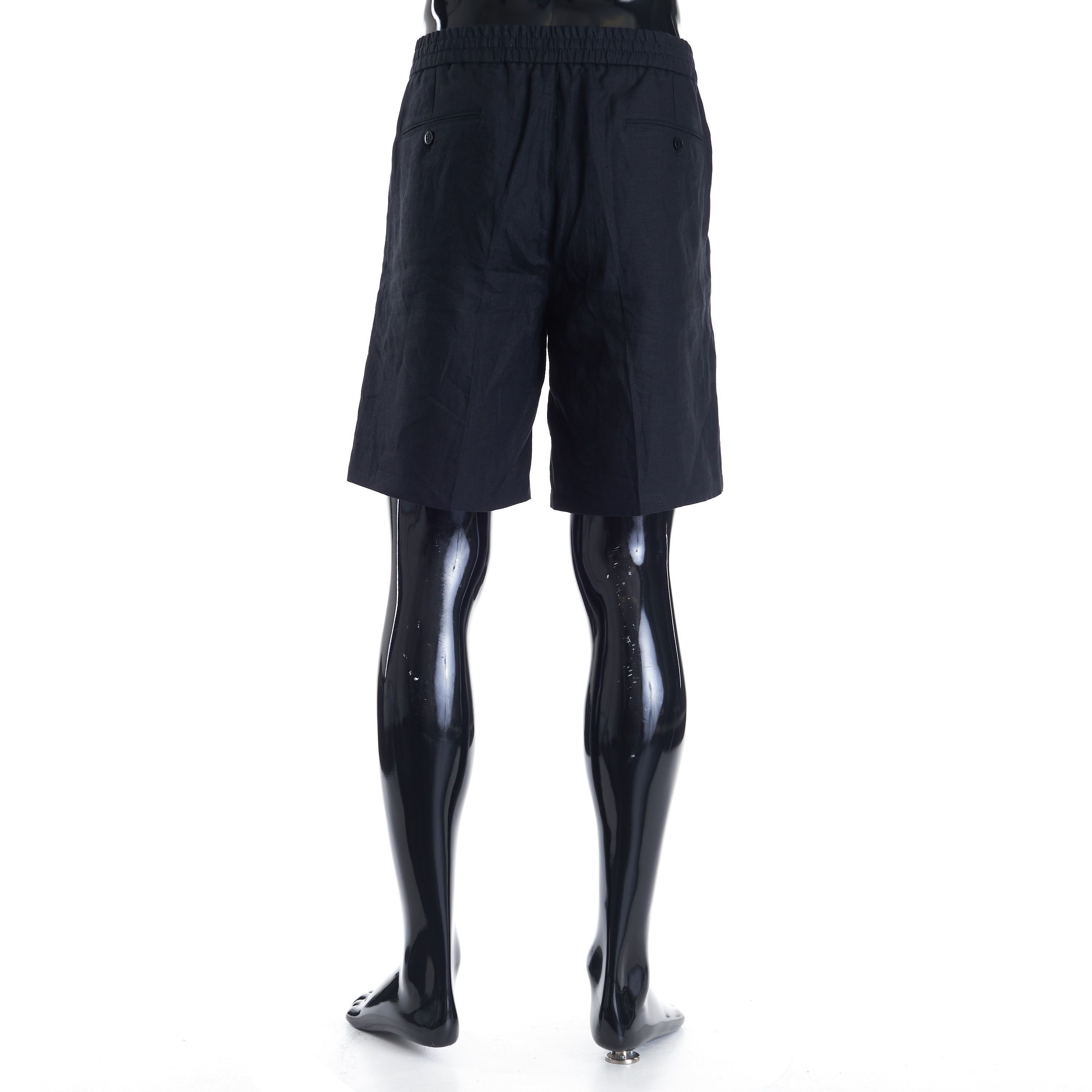 Brioni Black Sidney Bermuda Trousers Shorts - Linen Size US 38 / EU 54 - 5 Thumbnail
