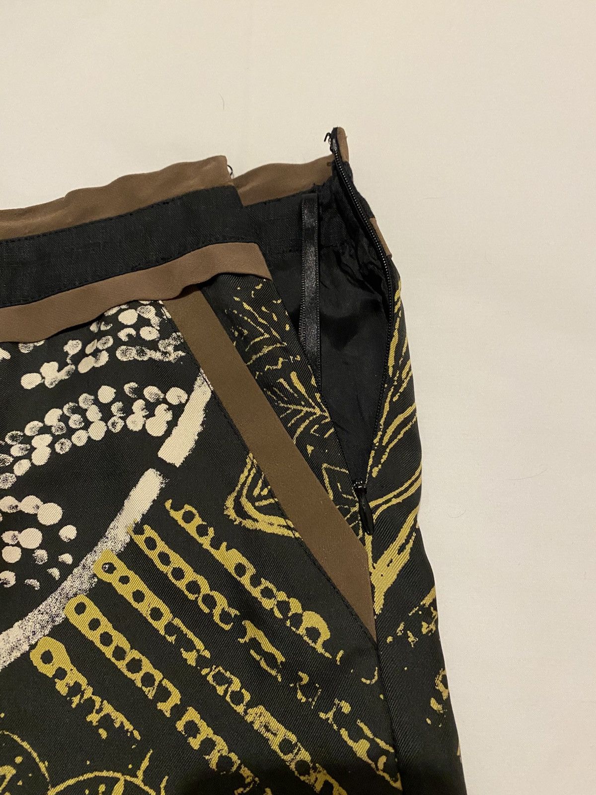 Designer × Etro Etro crazy mini skirts size 38 print made in italy silk lino Size 27" / US 4 / IT 40 - 3 Thumbnail