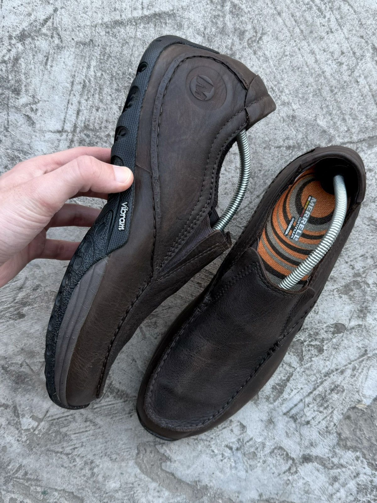 Merrell Merrell Y2K Moc Dark Vibram Hype Gorpcore Outdoor Sneakers Size US 11.5 / EU 44-45 - 4 Thumbnail
