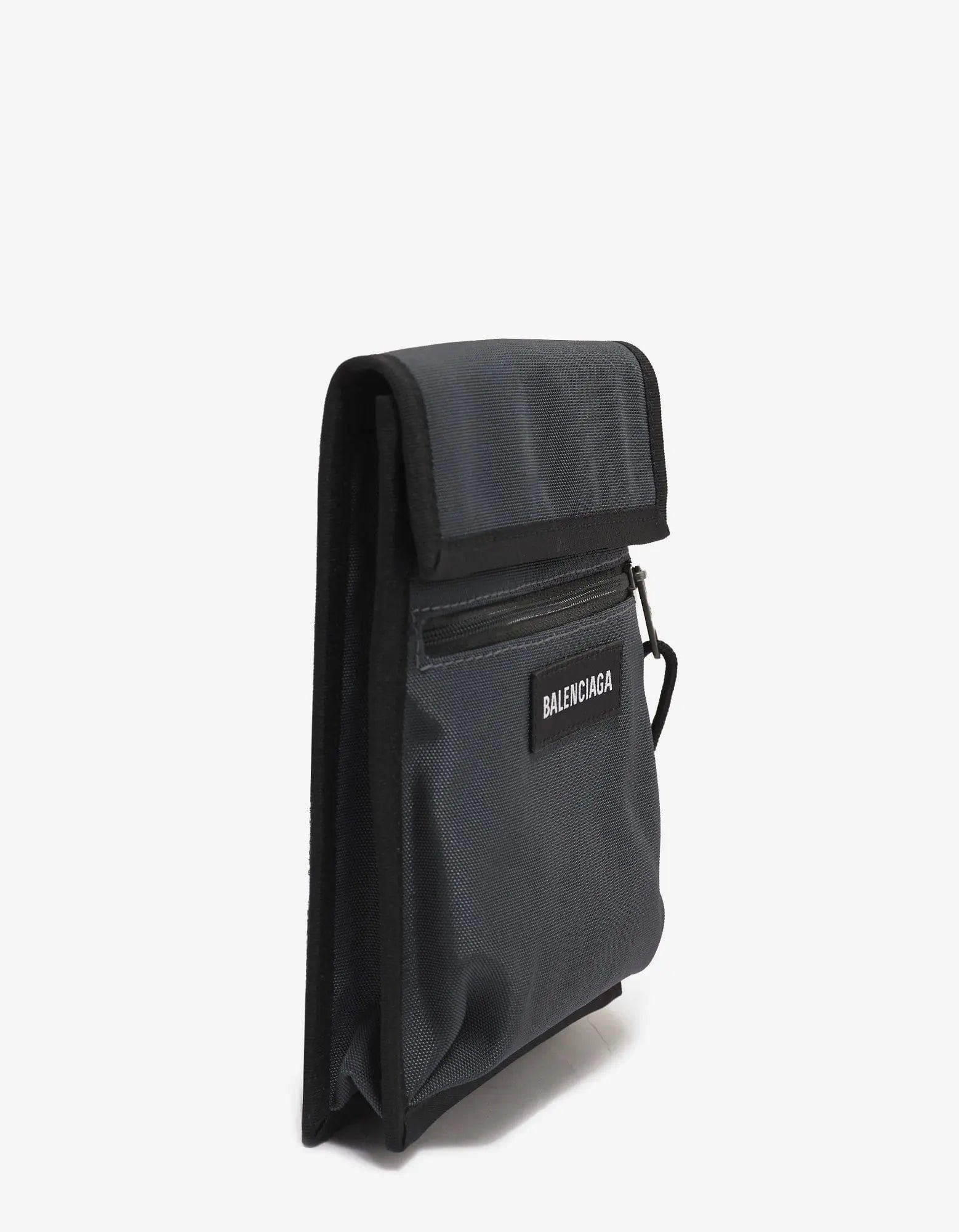 Balenciaga Balenciaga Grey Explorer Pouch Bag Size ONE SIZE - 2 Thumbnail