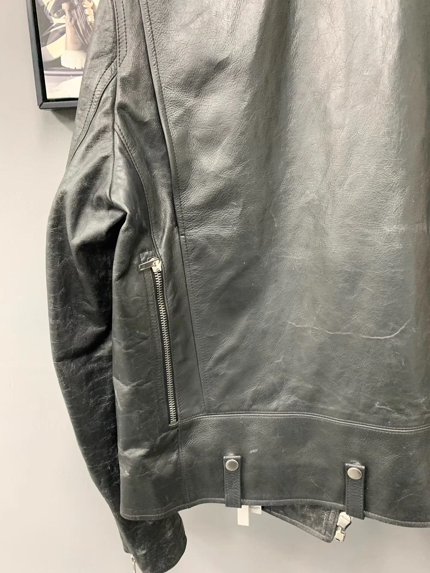 Rick Owens Rick Owens 25SS Leather Jacket K34 Size US M / EU 48-50 / 2 - 6 Thumbnail