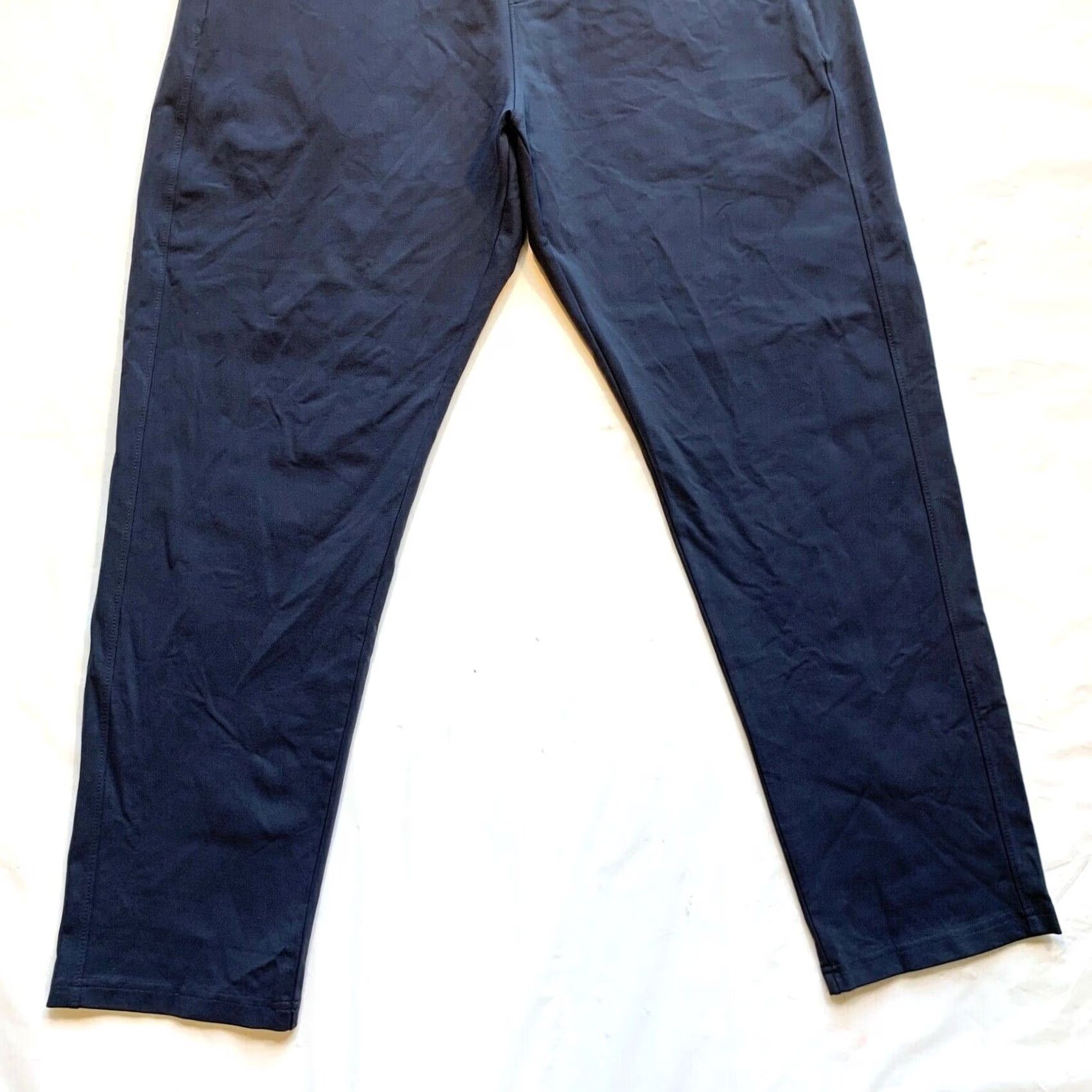 Vintage Public Rec All Day Every Day Pants Nylon Stretch Elastic Waist Jogger 32/30 Mens Gray 4-Pocket Zipper Size US 32 / EU 48 - 4 Thumbnail