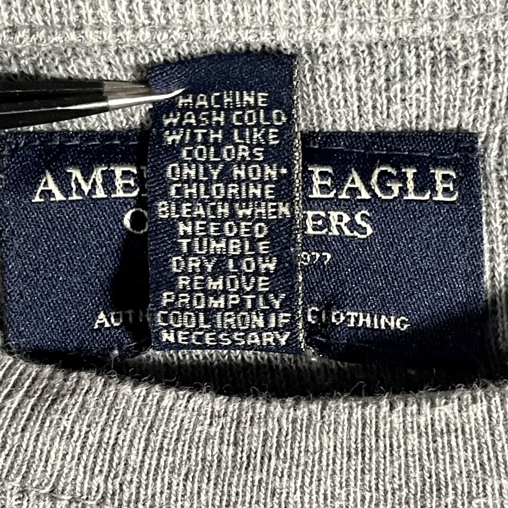 American Eagle Outfitters American Eagle Outfitters Sweater Mens Large Gray Crewneck Striped Made USA Size US L / EU 52-54 / 3 - 6 Thumbnail