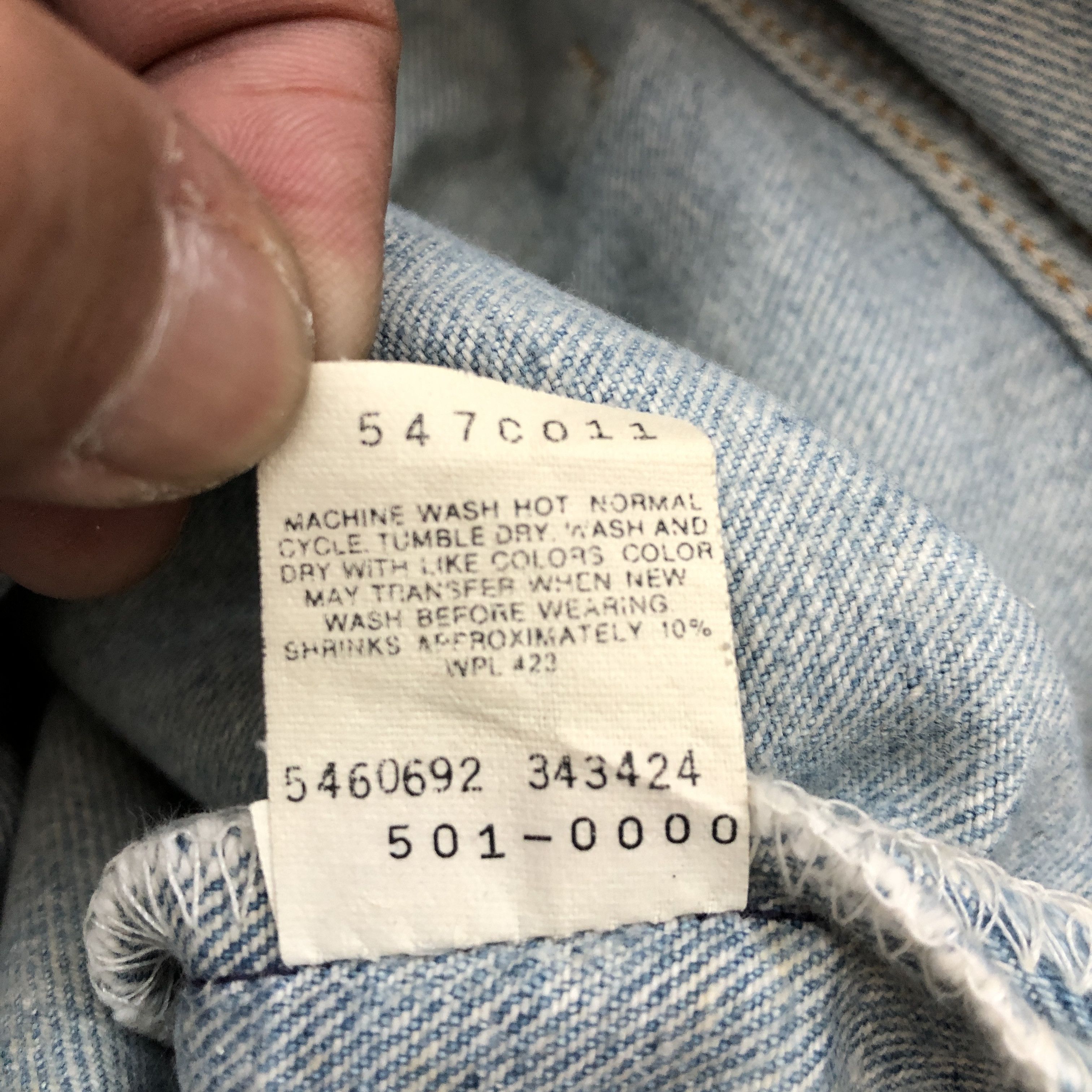 Levi's Vintage Levi's 501xx Sun Faded Jeans Levis Light Wash Denim Size 28" / US 6 / IT 42 - 10 Thumbnail